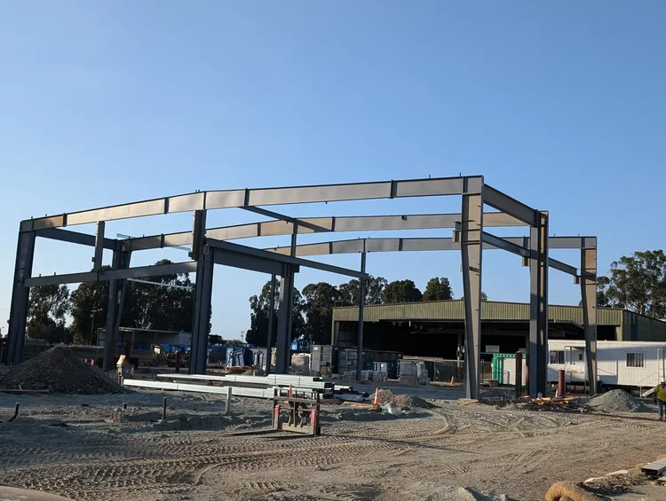 Republic Services steel frame construction — Platinum Contracting Services