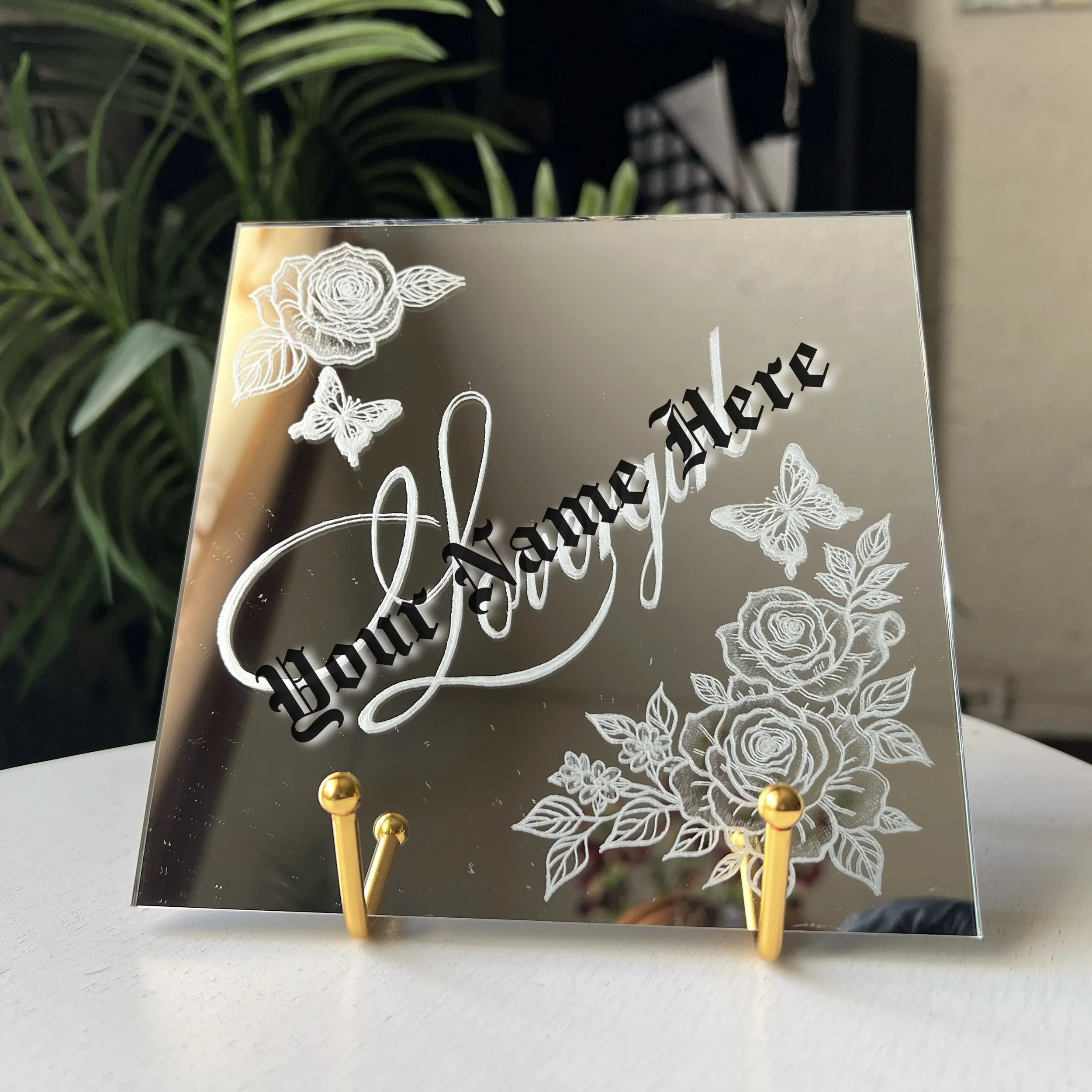 Personalized Name Mirror