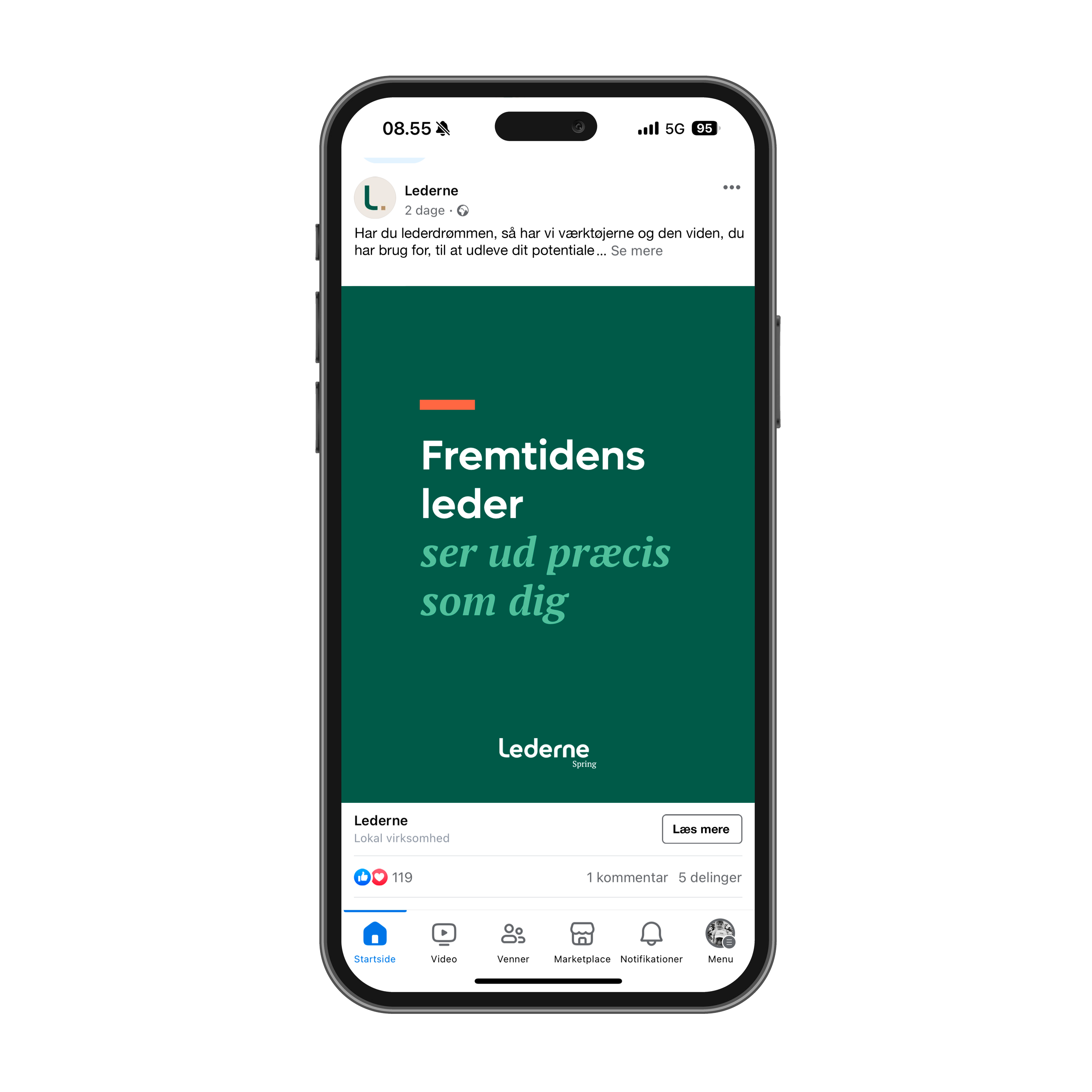 SoMe post design  - Lederne