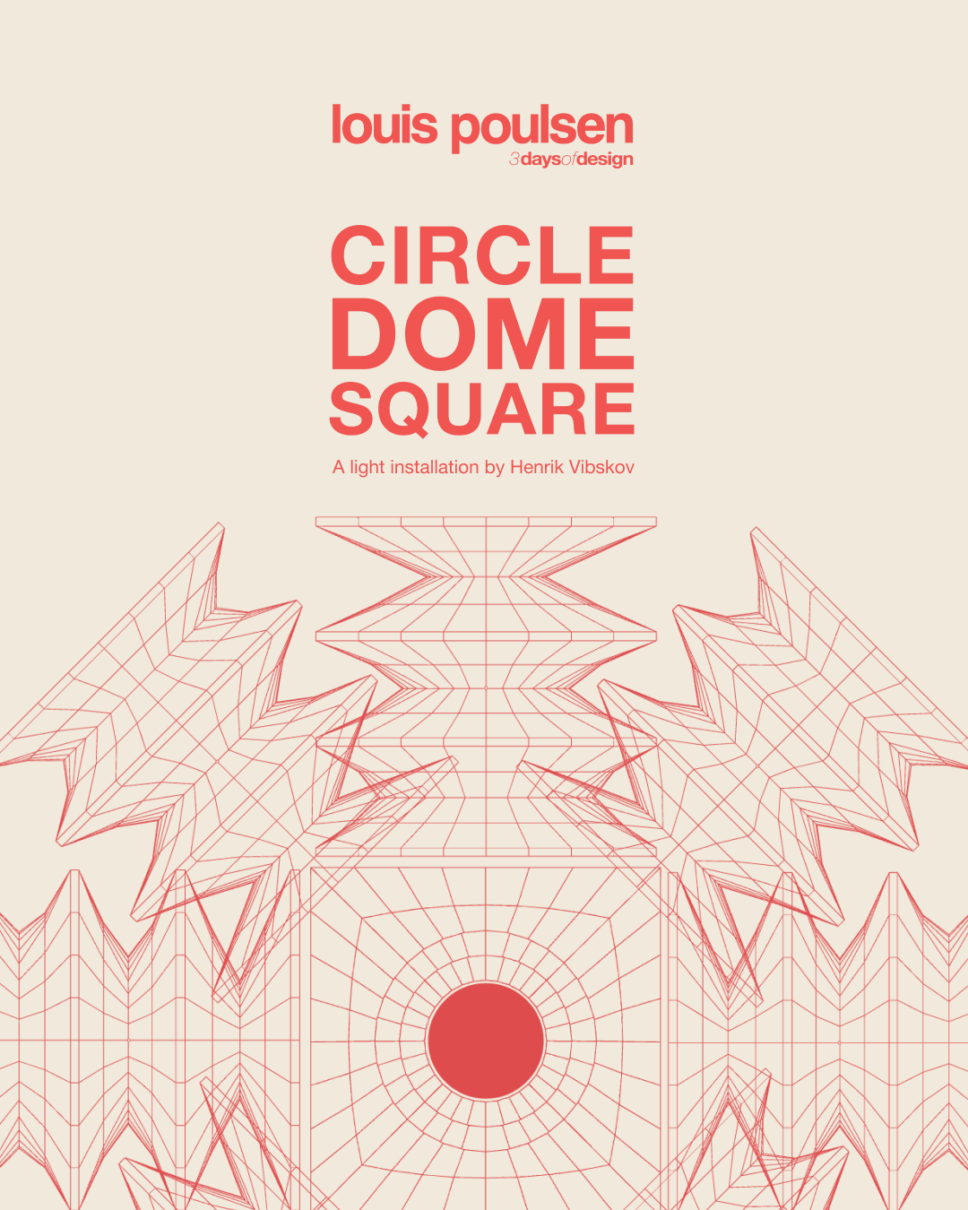 Poster design for Louis Poulsen  - 3daysofdesign