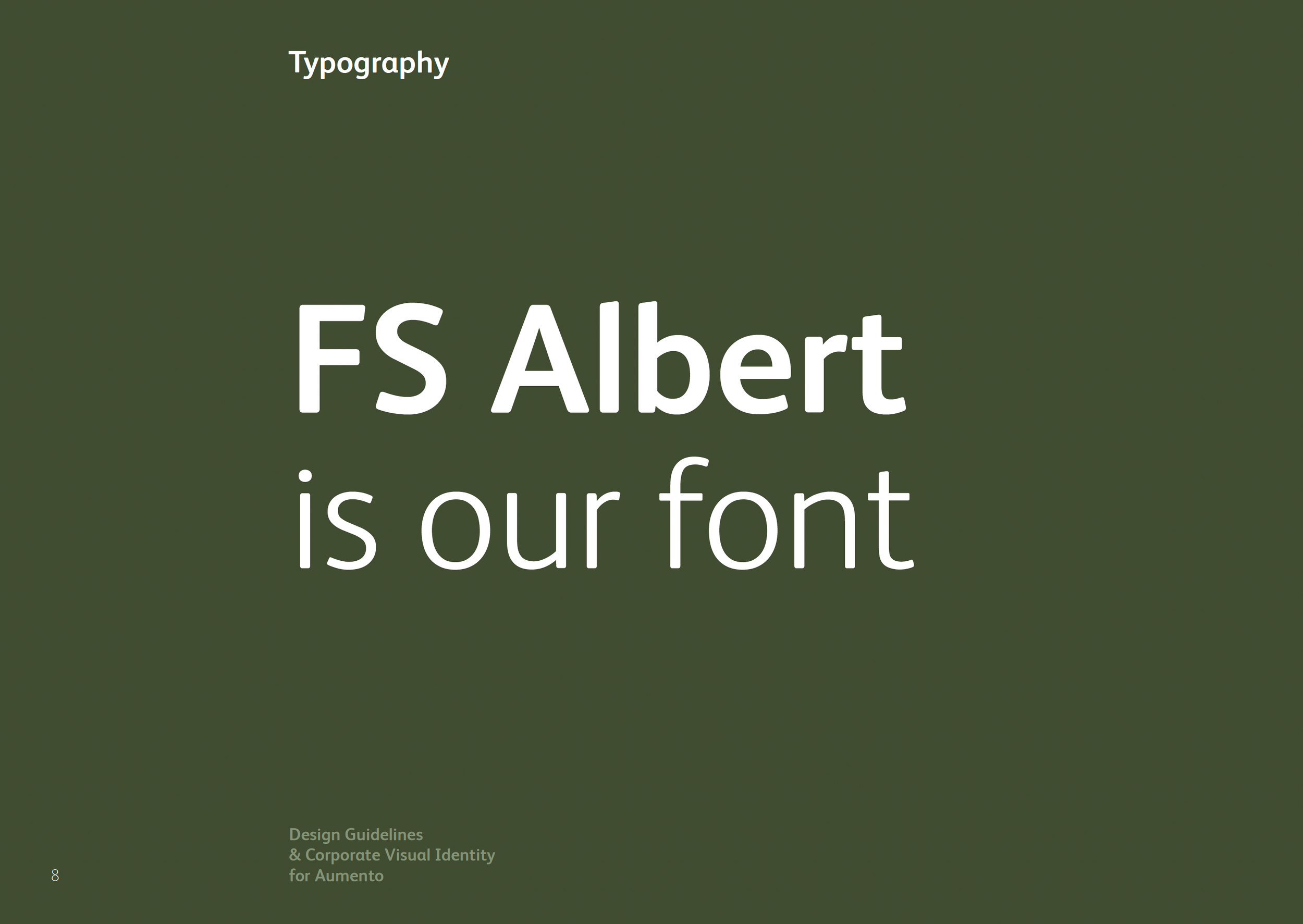 Design af Brand guide - fonte
