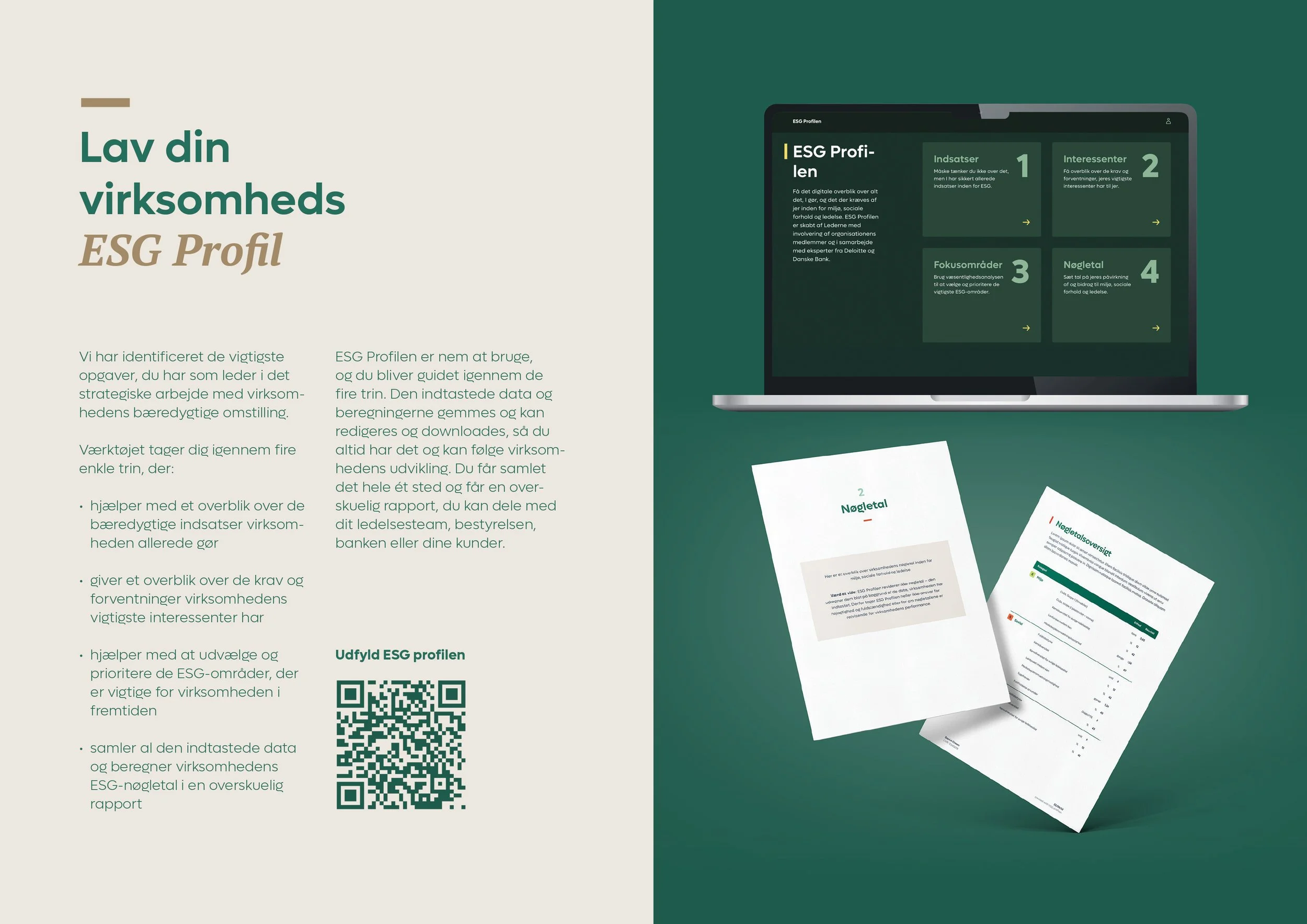 Design af brochure - Lederne