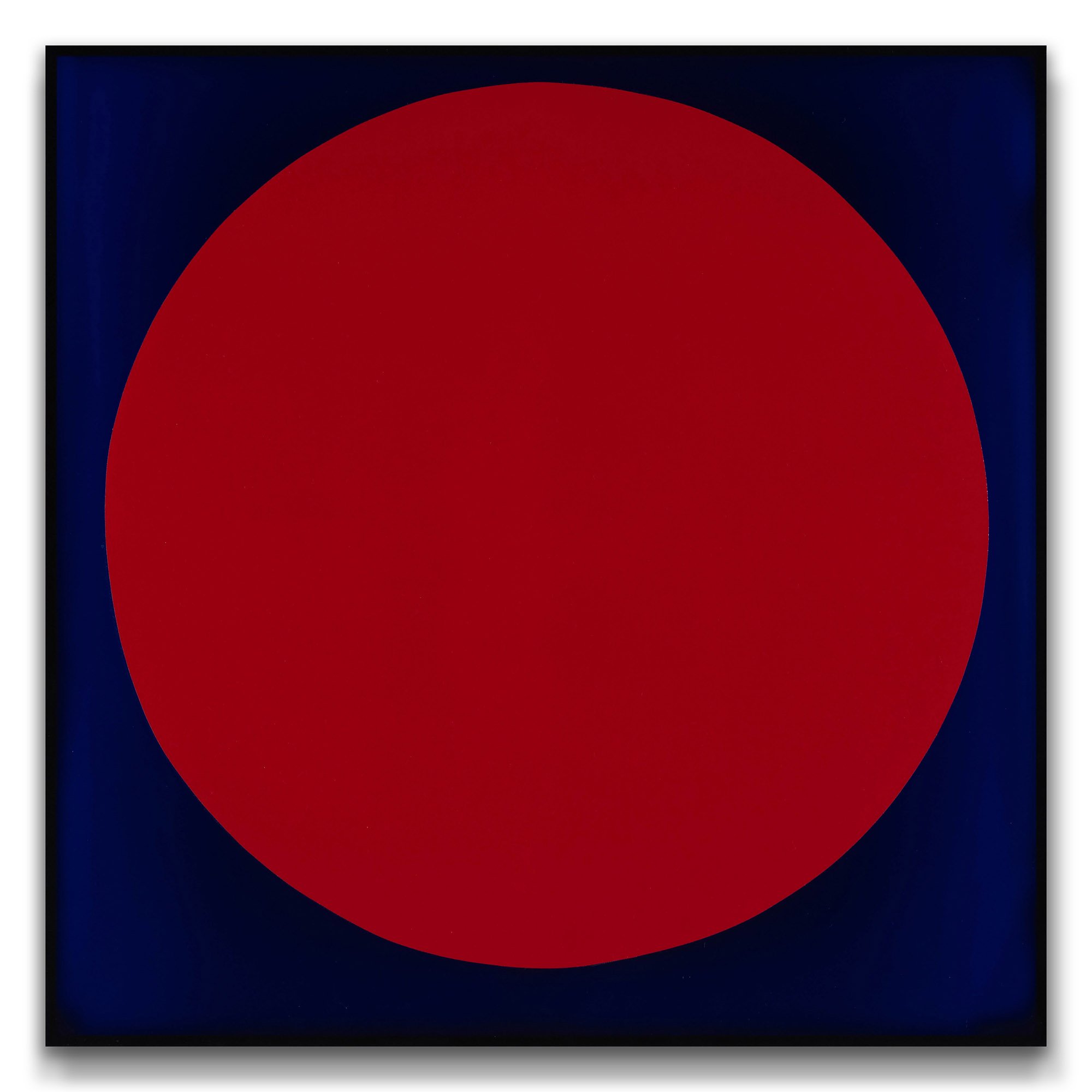 Maneater / Acrylic and oil on semi-opaque cast acrylic / 500 x 500 x 40mm