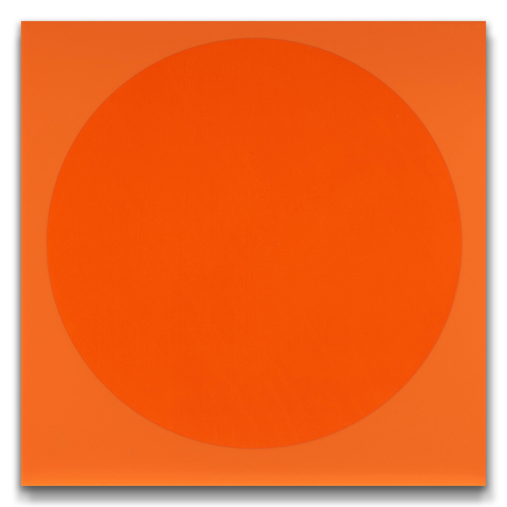1076BN / Acrylic and oil on opaque cast acrylic / 500 x 500 x 40mm