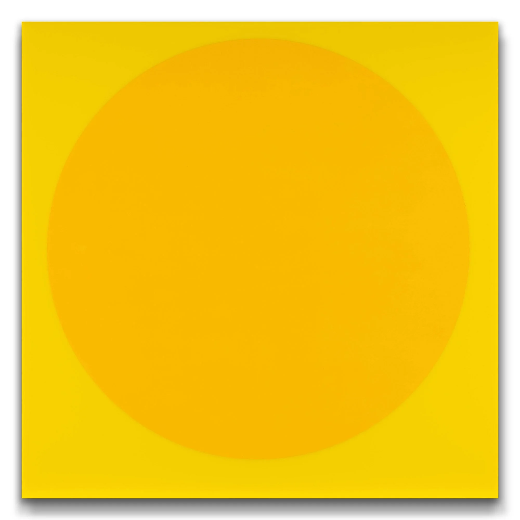 Sun Machine / Acrylic and oil on opaque cast acrylic / 500 x 500 x 40mm