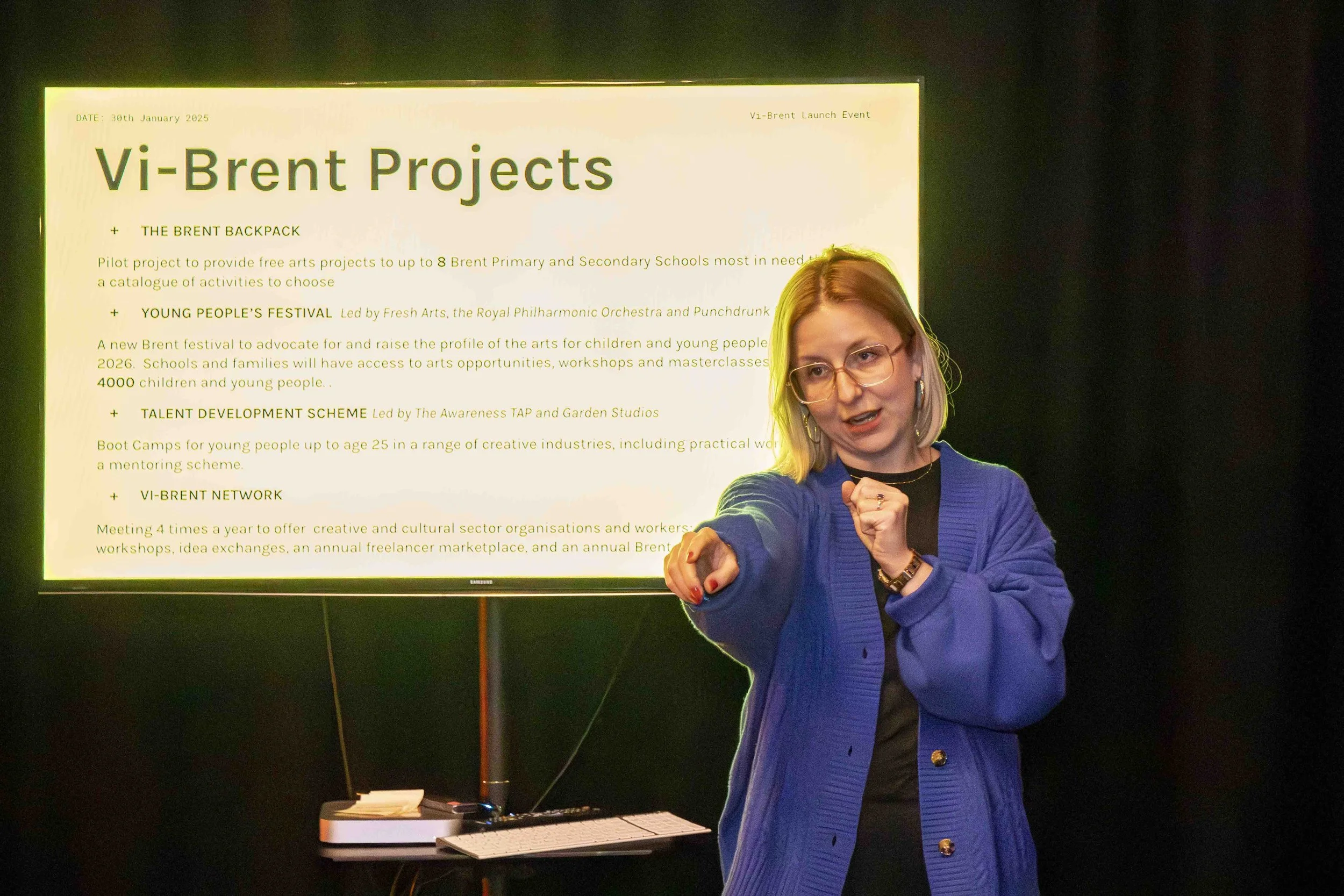 Vi Brent Event Launch at Punchdrunk Enrichment