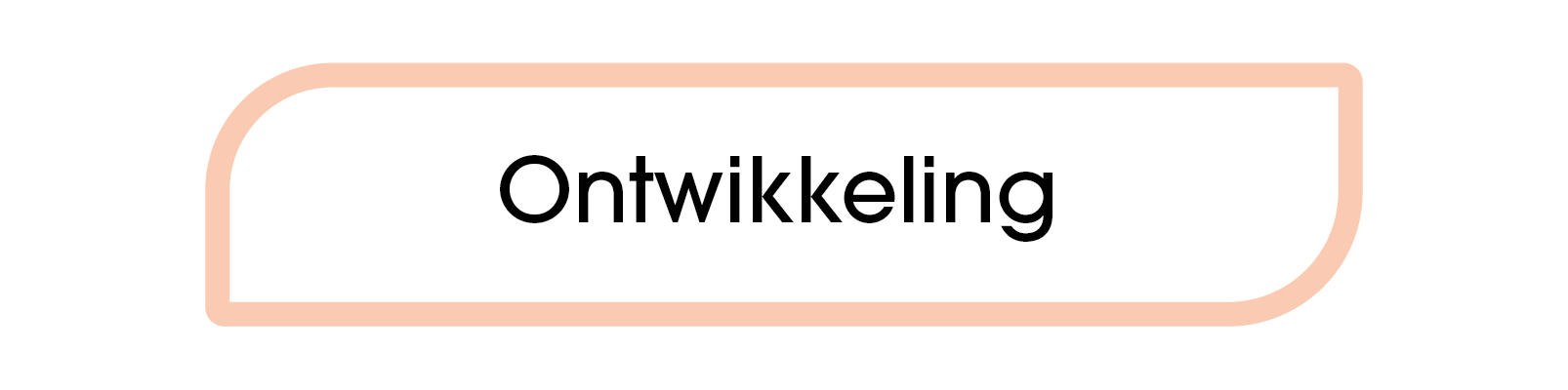 Een grafiek met de titel 'Ontwikkeling' in het Nederlands.