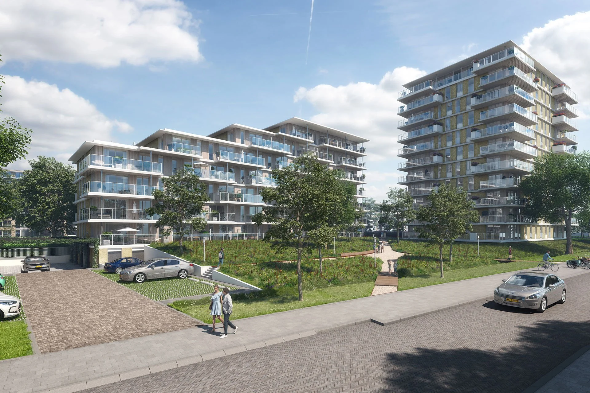 [Carolina Parc] [Leidschendam] [Ontwikkeling]  [Opgeleverd] [Woningen] [Centraal WKO Systeem]