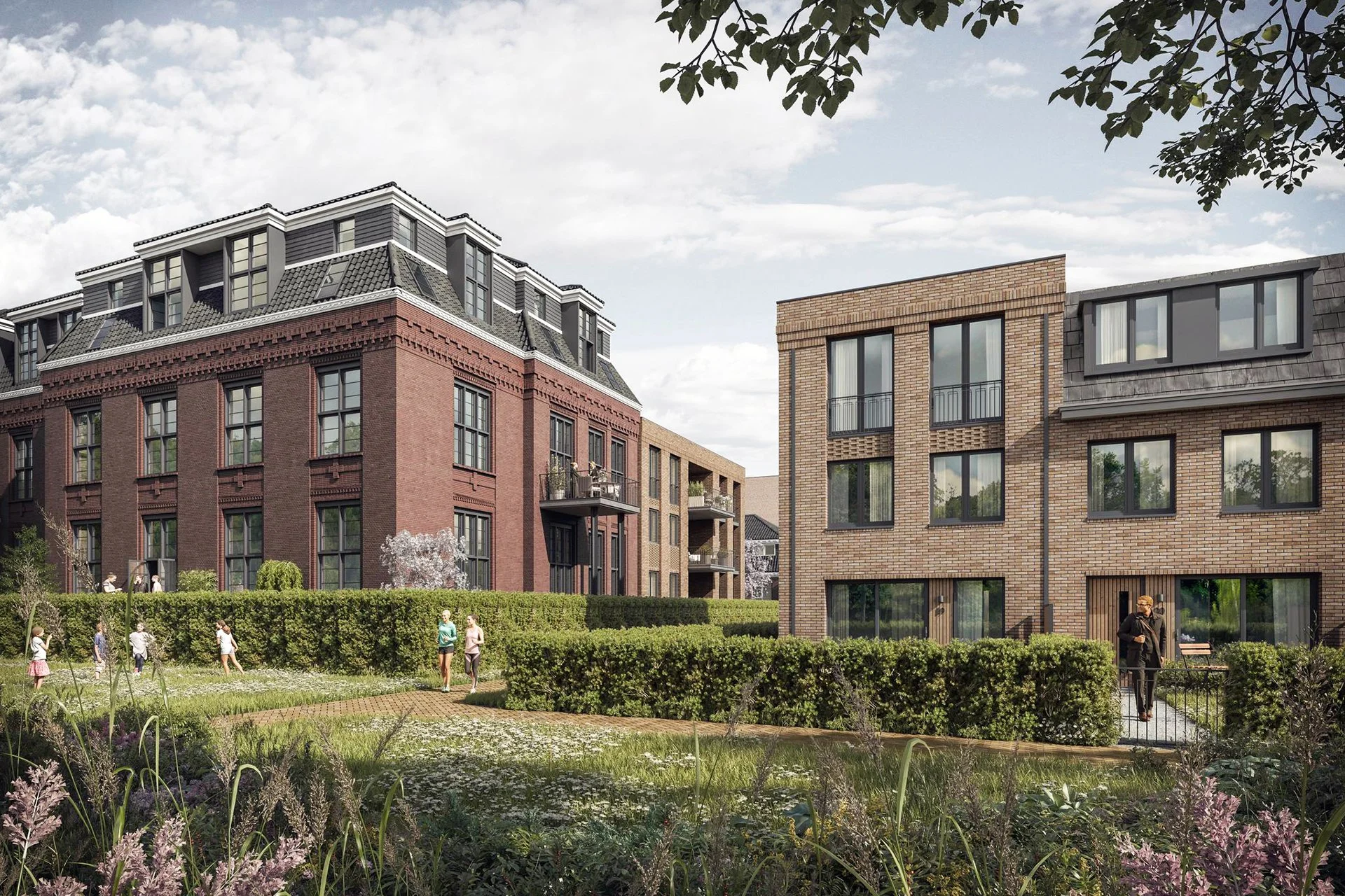 [Missiehuis Park] [Driehuis] [Ontwikkeling] [Bestaande bouw] [Opgeleverd] [Woningen] [Centraal WKO Systeem, Boosterpomp]