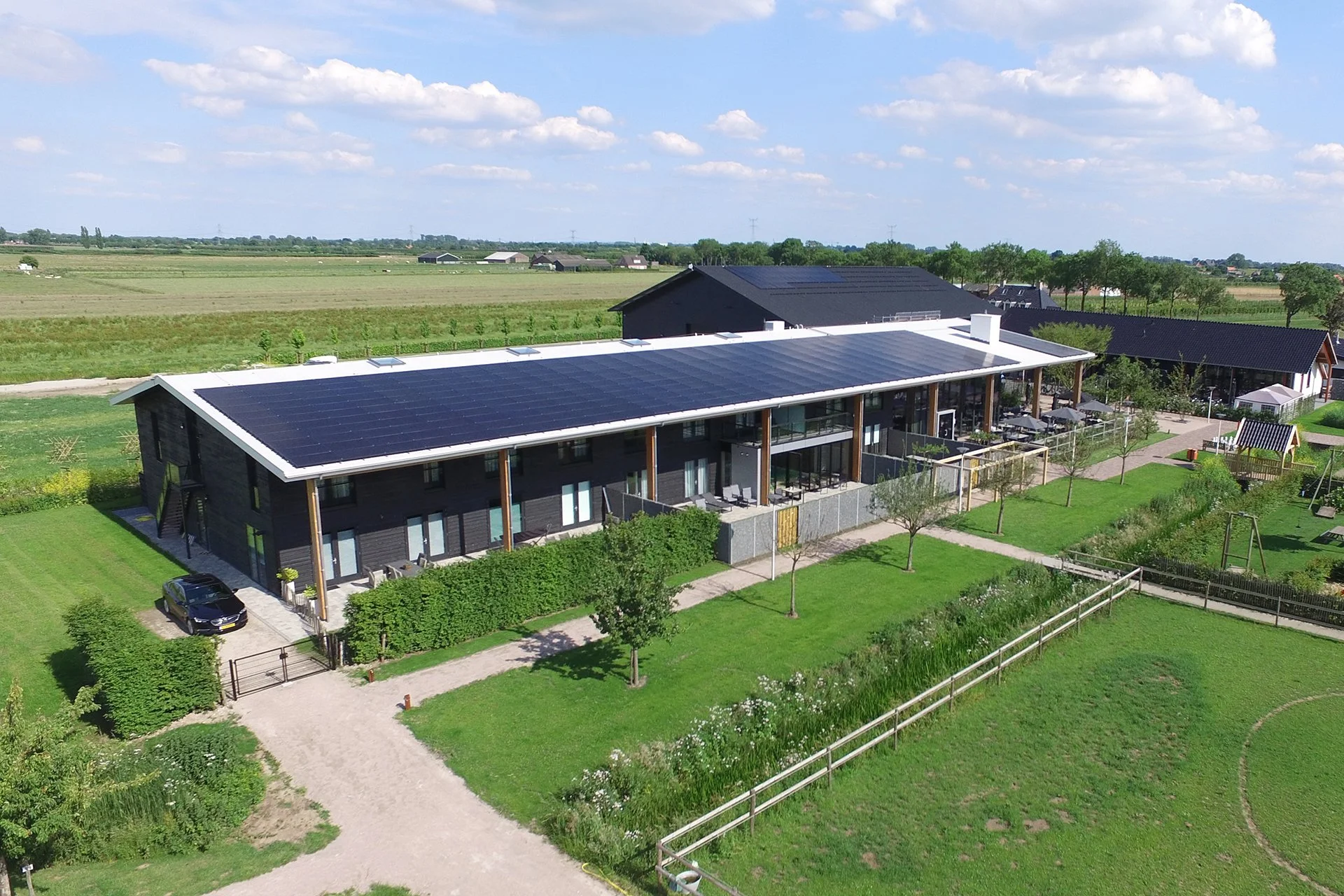 [Fruitpark Hotel] [Ochten] [Ontwikkeling] [Nieuwbouw] [Opgeleverd] [Commercieel] [Centraal WKO Systeem, Warmtepomp, Zonnepanelen]
