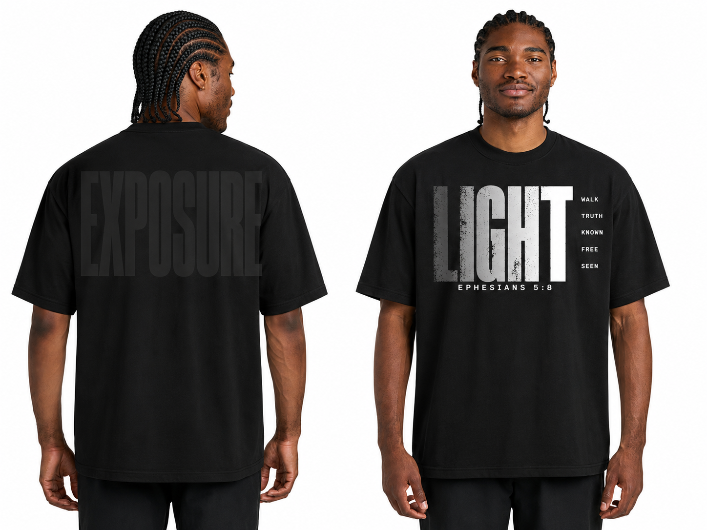 LIGHT EXPOSURE Oversized Tee