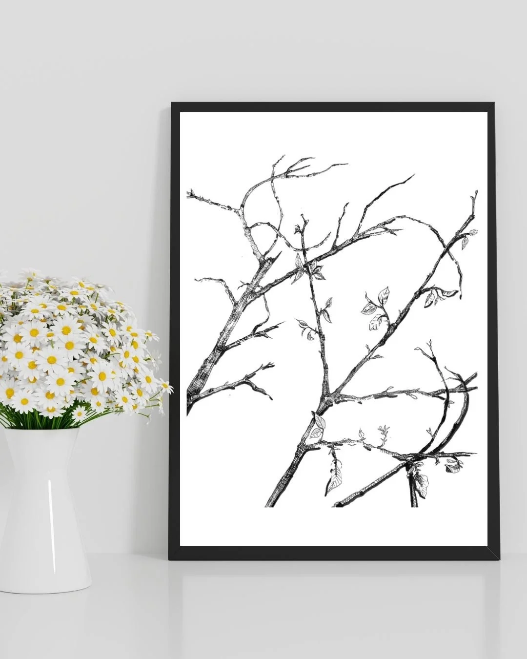 Before The Leaves Return - A5 Framed.jpg