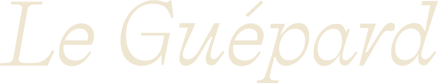 Le guépard - brasserie bruxelloise à la française (Copy) (Copy)