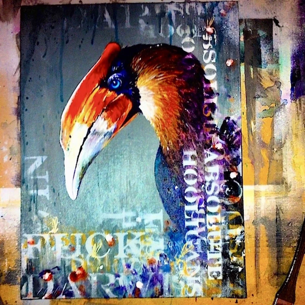 Sweepings from the studio floor - Exquisite Hooligan by Tim Niall-Harris artist.