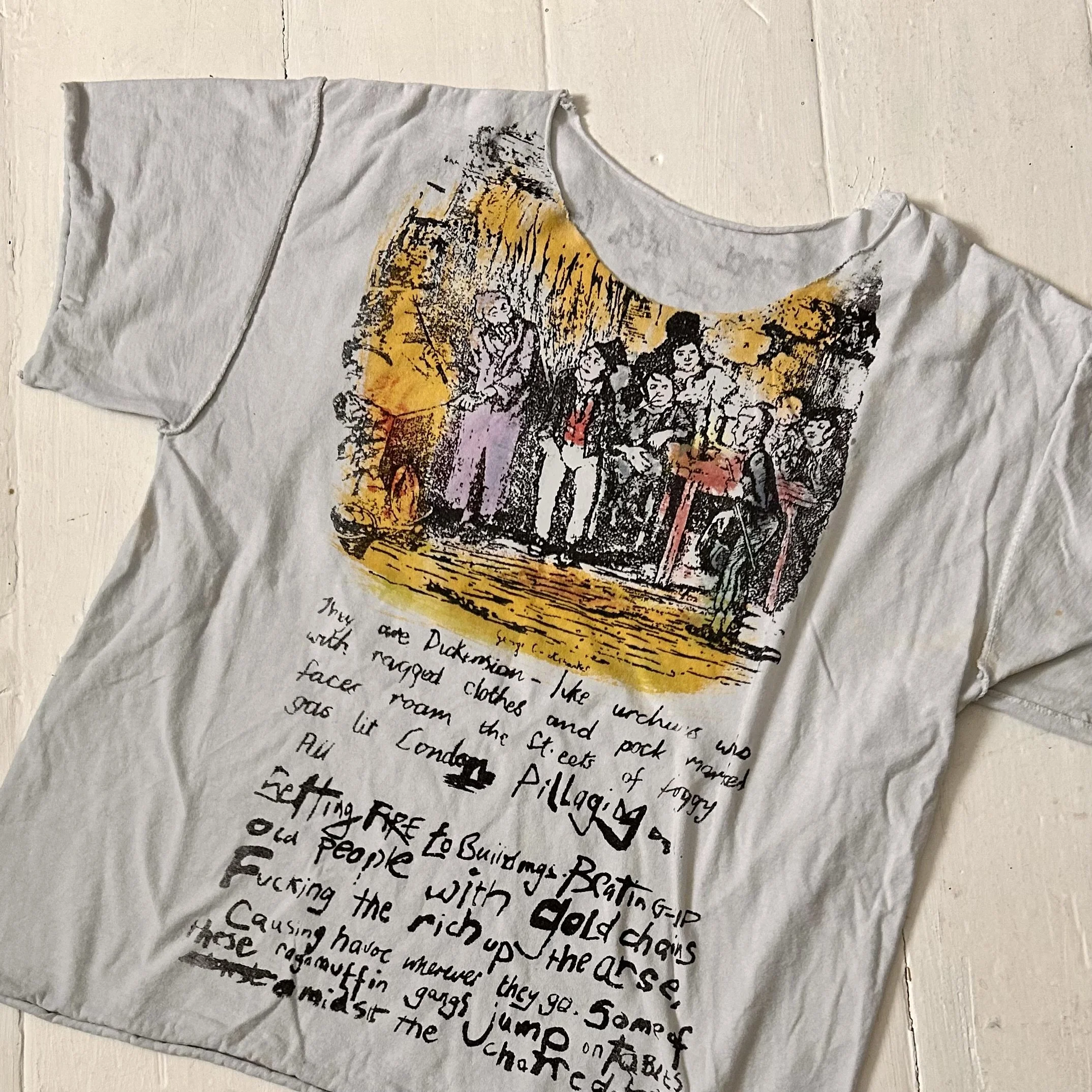  Vintage Seditionaries 'Oliver Twist - Sex Pistols' T -shirt from our studio collection