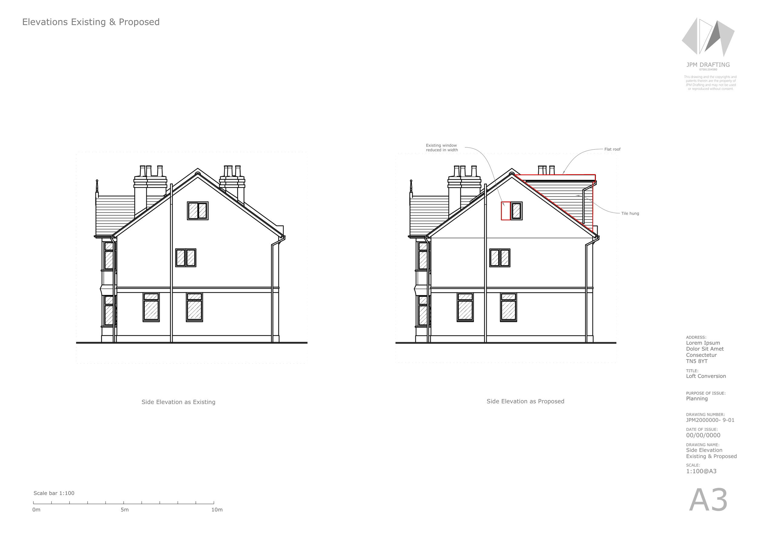 JPM Drafting Side 1 Elevation Existing and Proposed 002-1.png