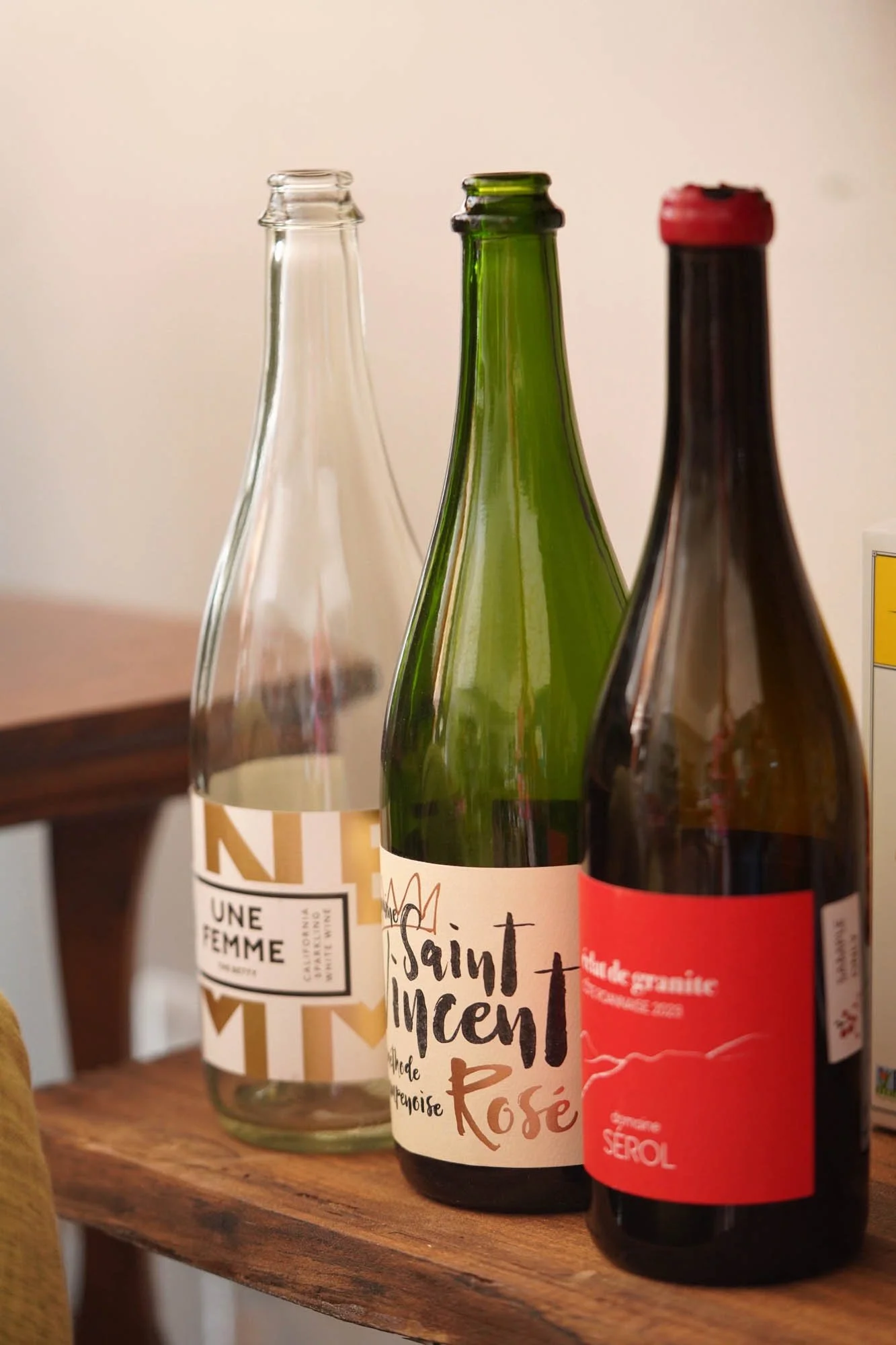 Natural wine bottle selection Northern Virginia