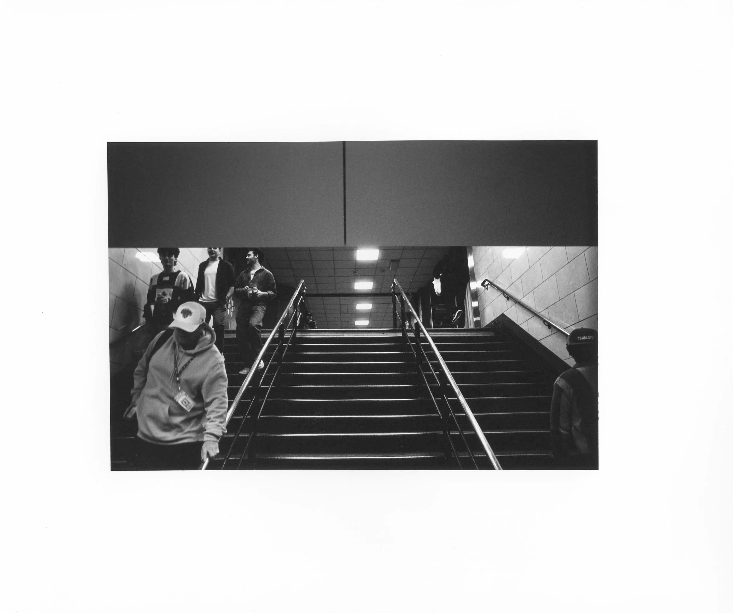 Black-and-white 35mm film gelatin silver print, 8 × 10 in, 2026