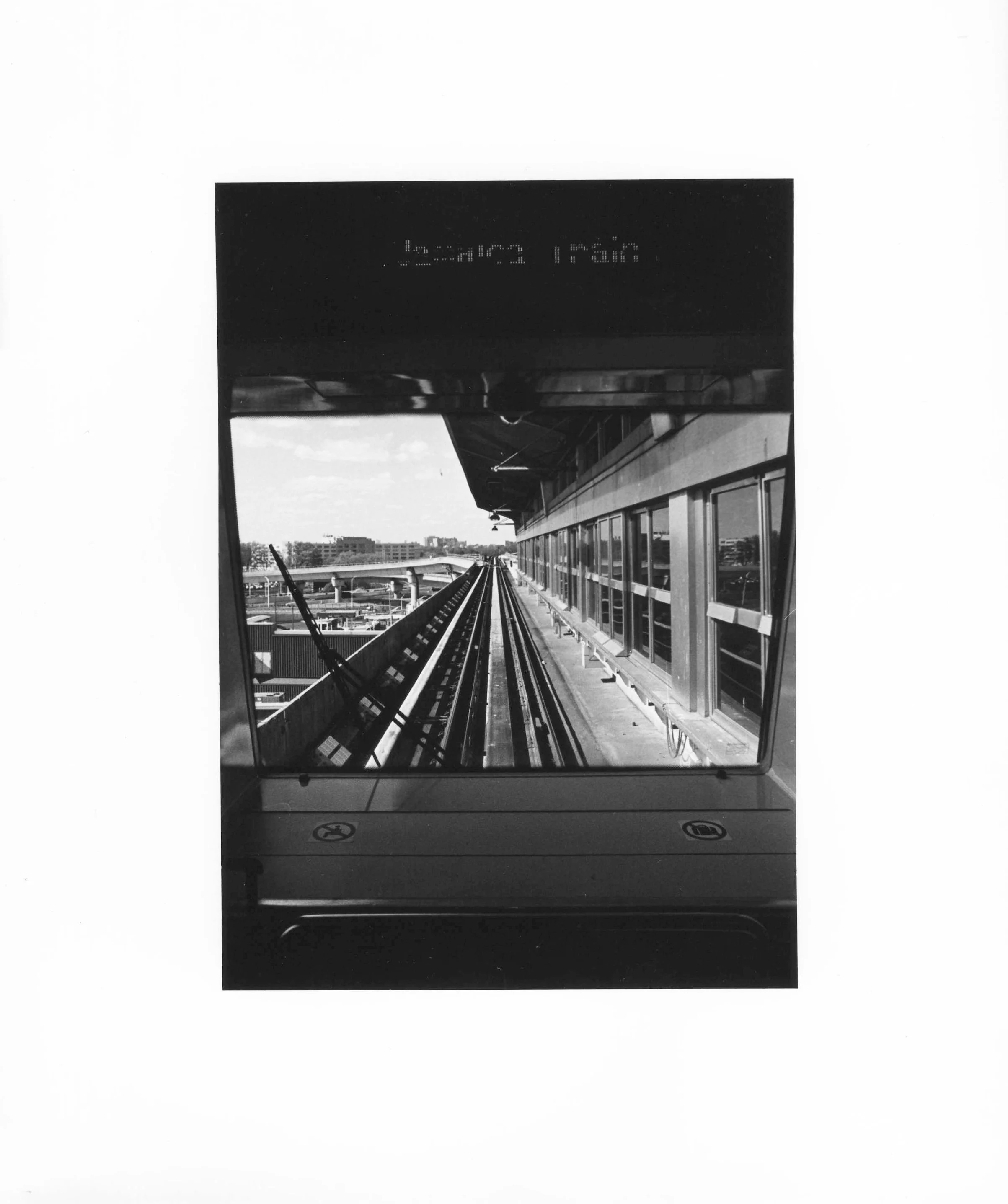 Black-and-white 35mm film gelatin silver print, 8 × 10 in, 2026