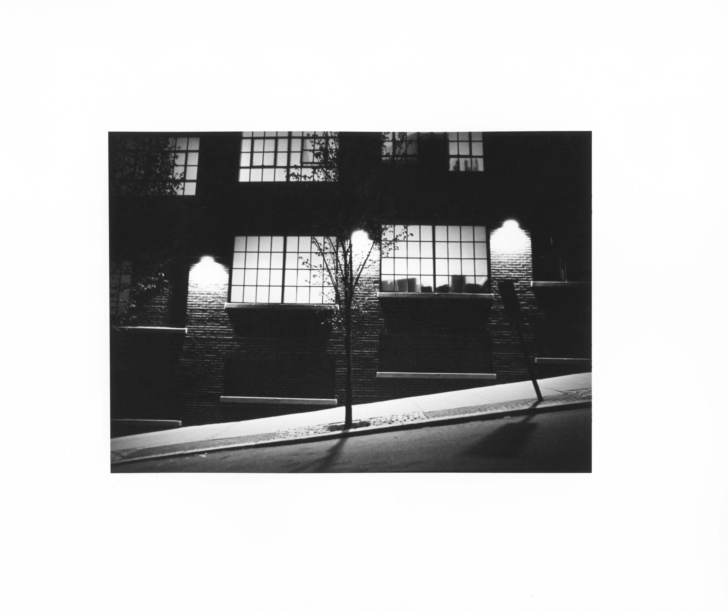 Black-and-white 35mm film gelatin silver print, 8 × 10 in, 2026