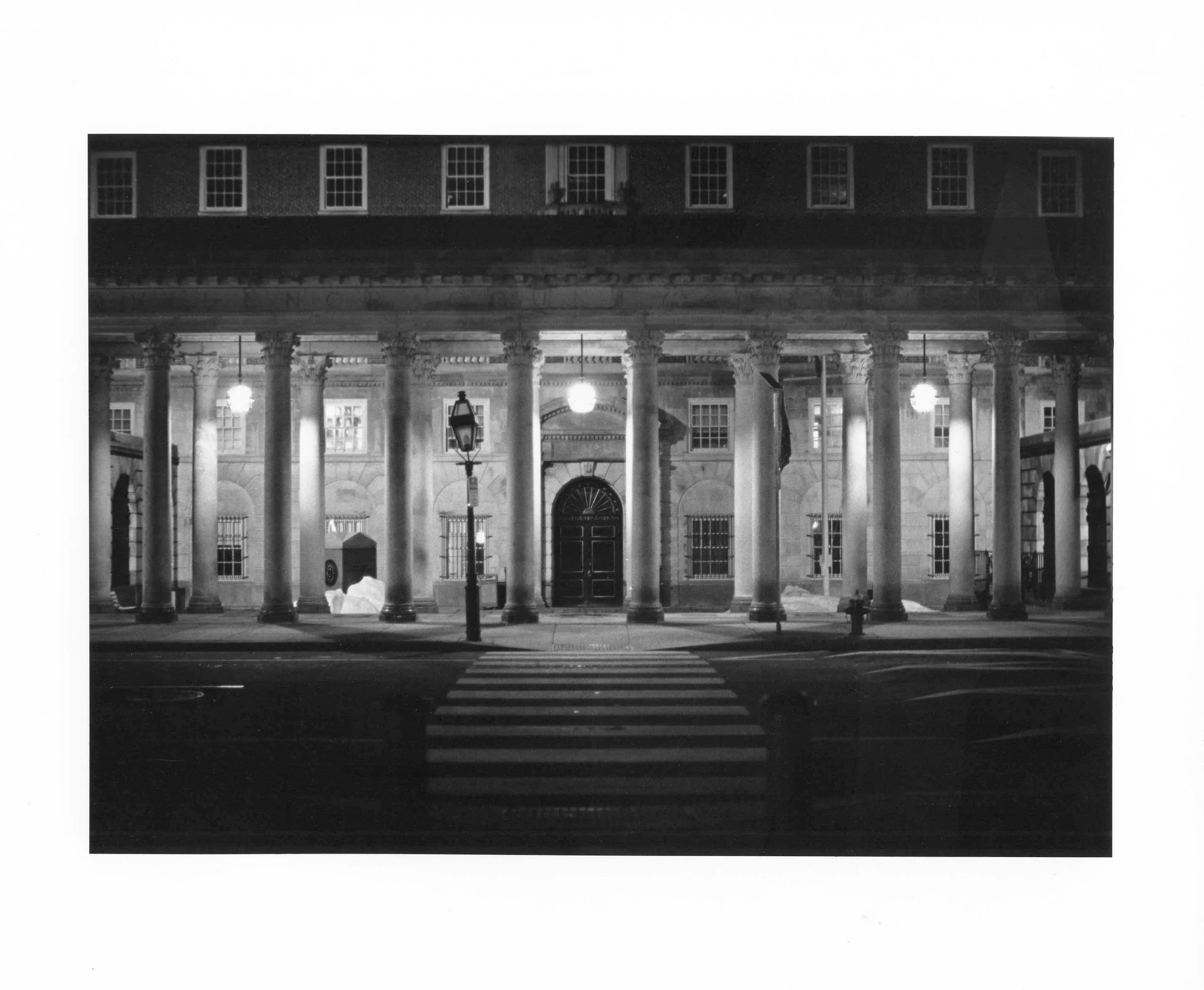 Black-and-white 35mm film gelatin silver print, 8 × 10 in, 2026