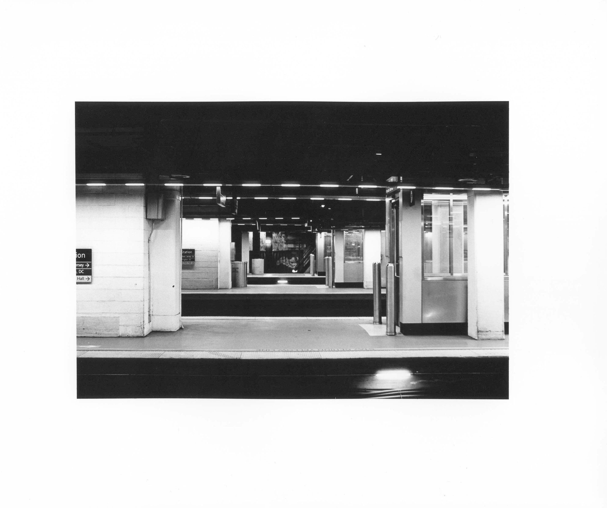 Black-and-white 35mm film gelatin silver print, 8 × 10 in, 2026