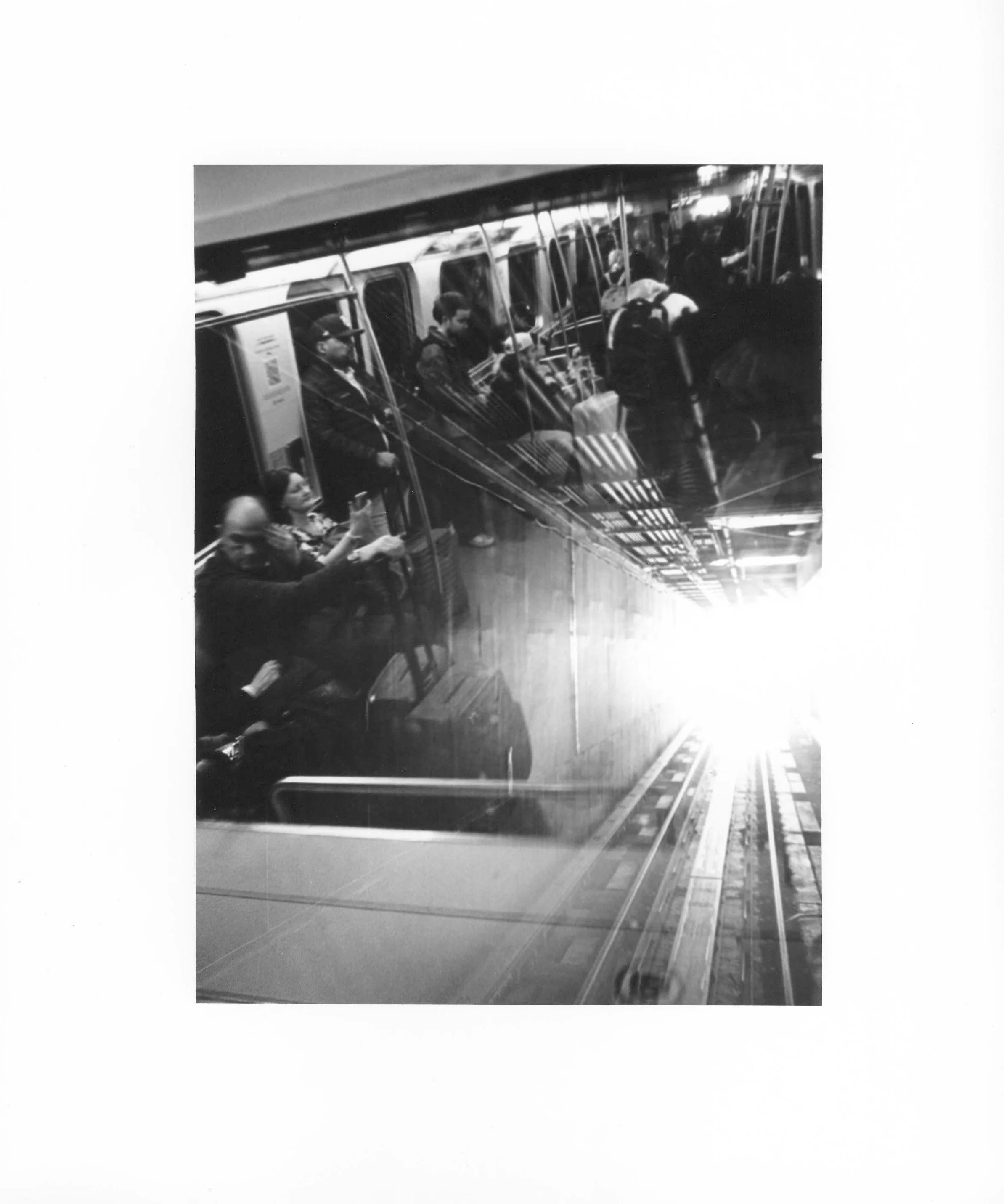 Black-and-white 35mm film gelatin silver print, 8 × 10 in, 2026