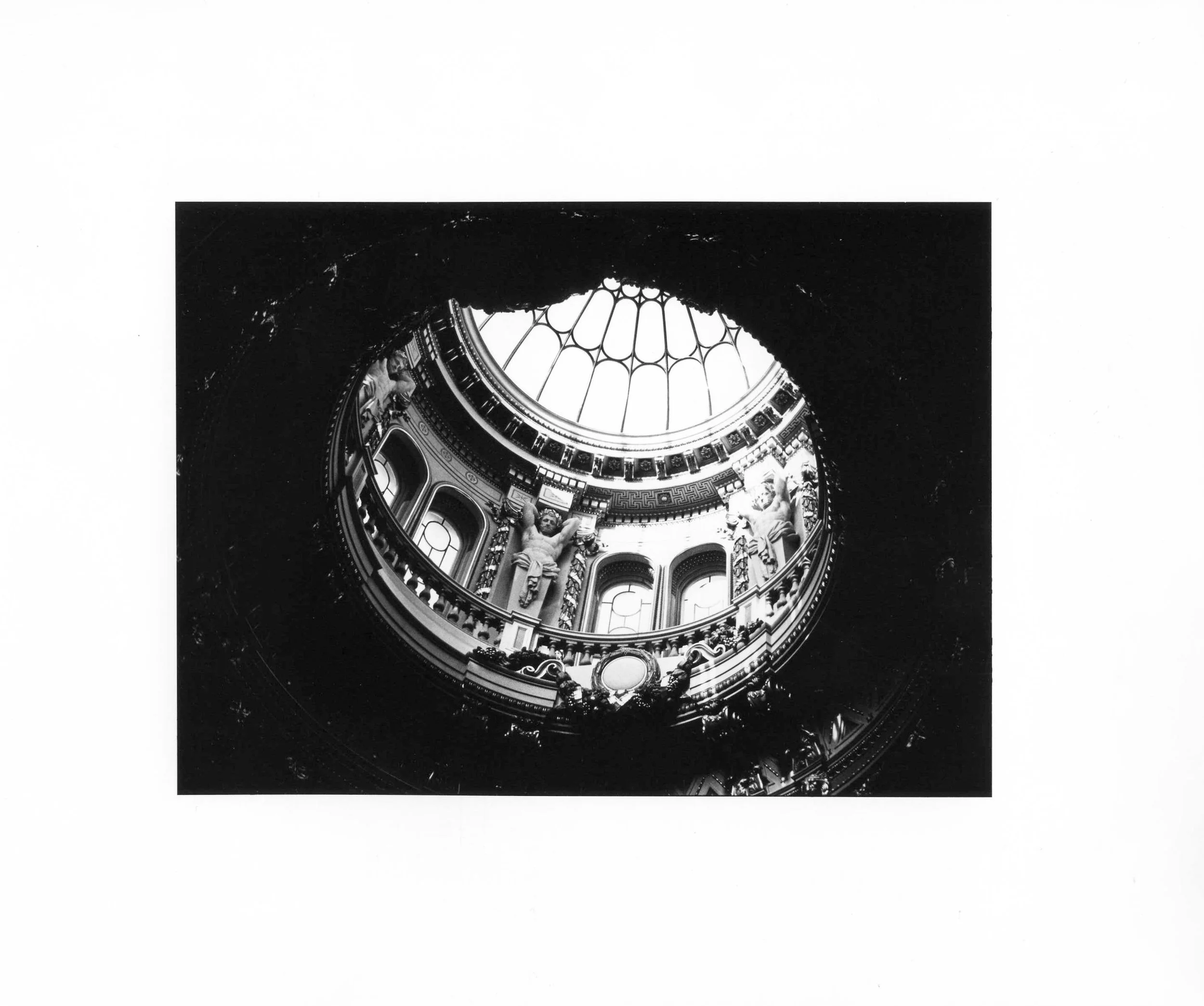 Black-and-white 35mm film gelatin silver print, 8 × 10 in, 2026