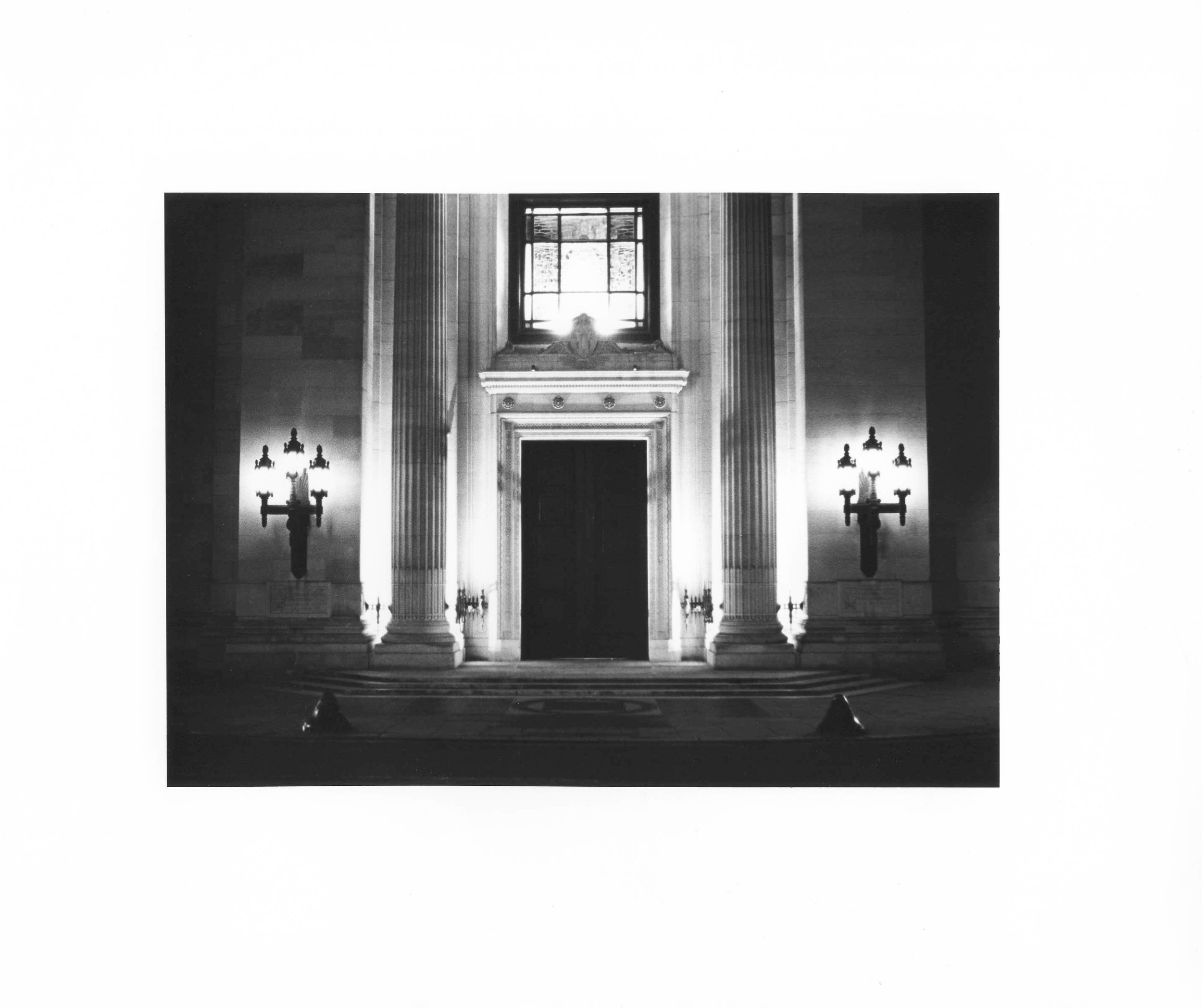 Black-and-white 35mm film gelatin silver print, 8 × 10 in, 2026