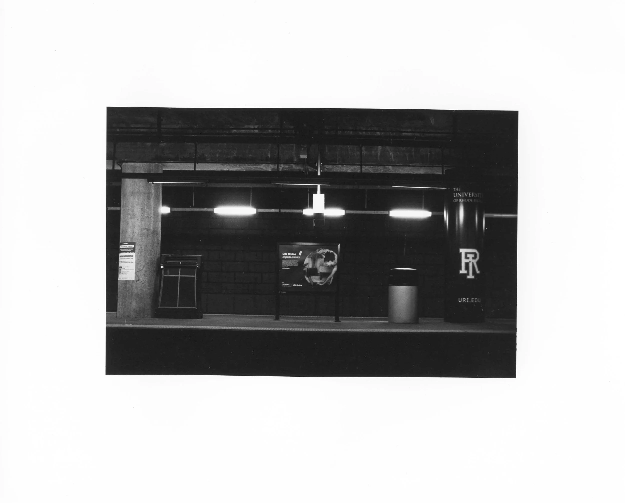 Black-and-white 35mm film gelatin silver print, 8 × 10 in, 2026