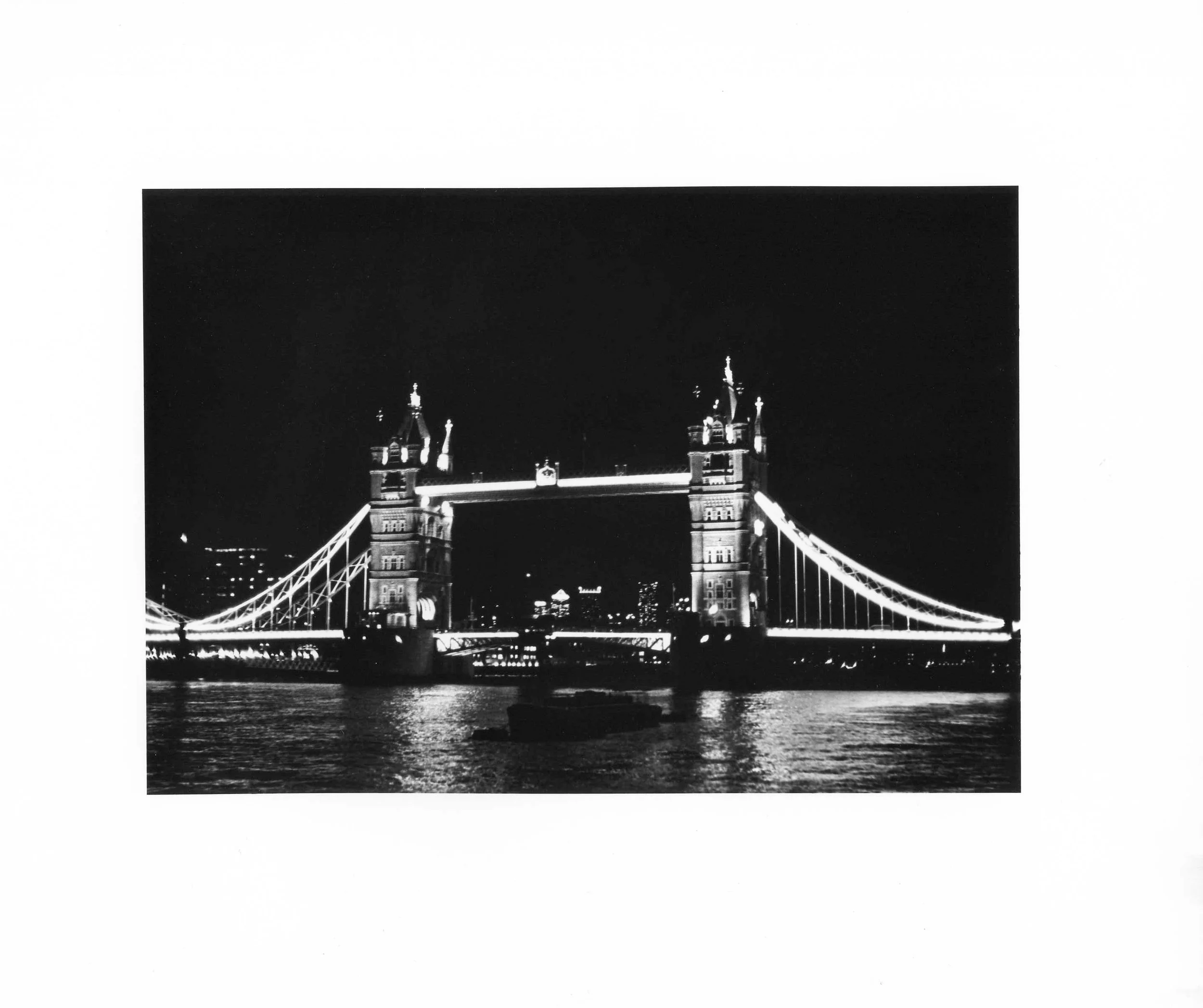 Black-and-white 35mm film gelatin silver print, 8 × 10 in, 2026