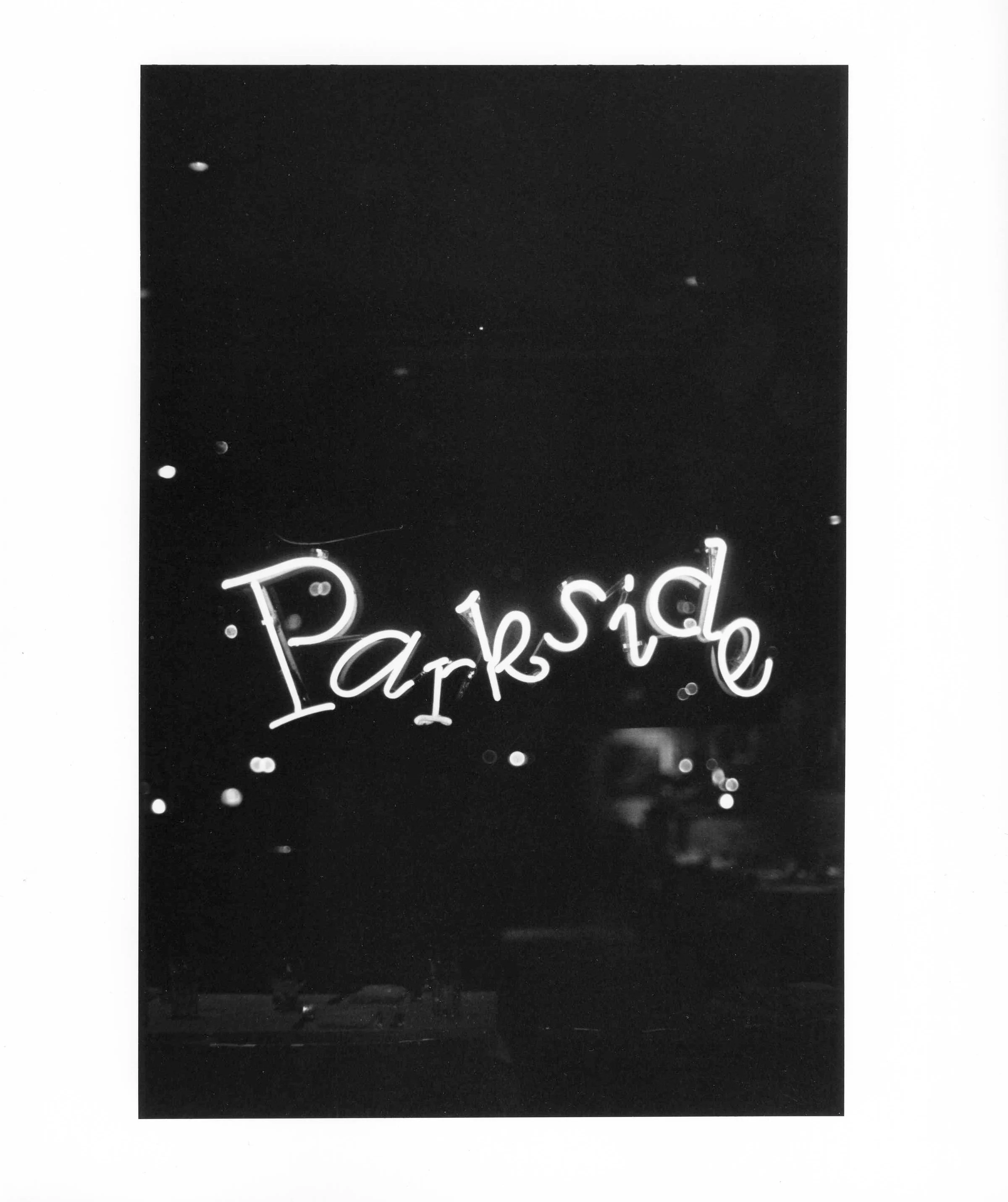 Black-and-white 35mm film gelatin silver print, 8 × 10 in, 2026