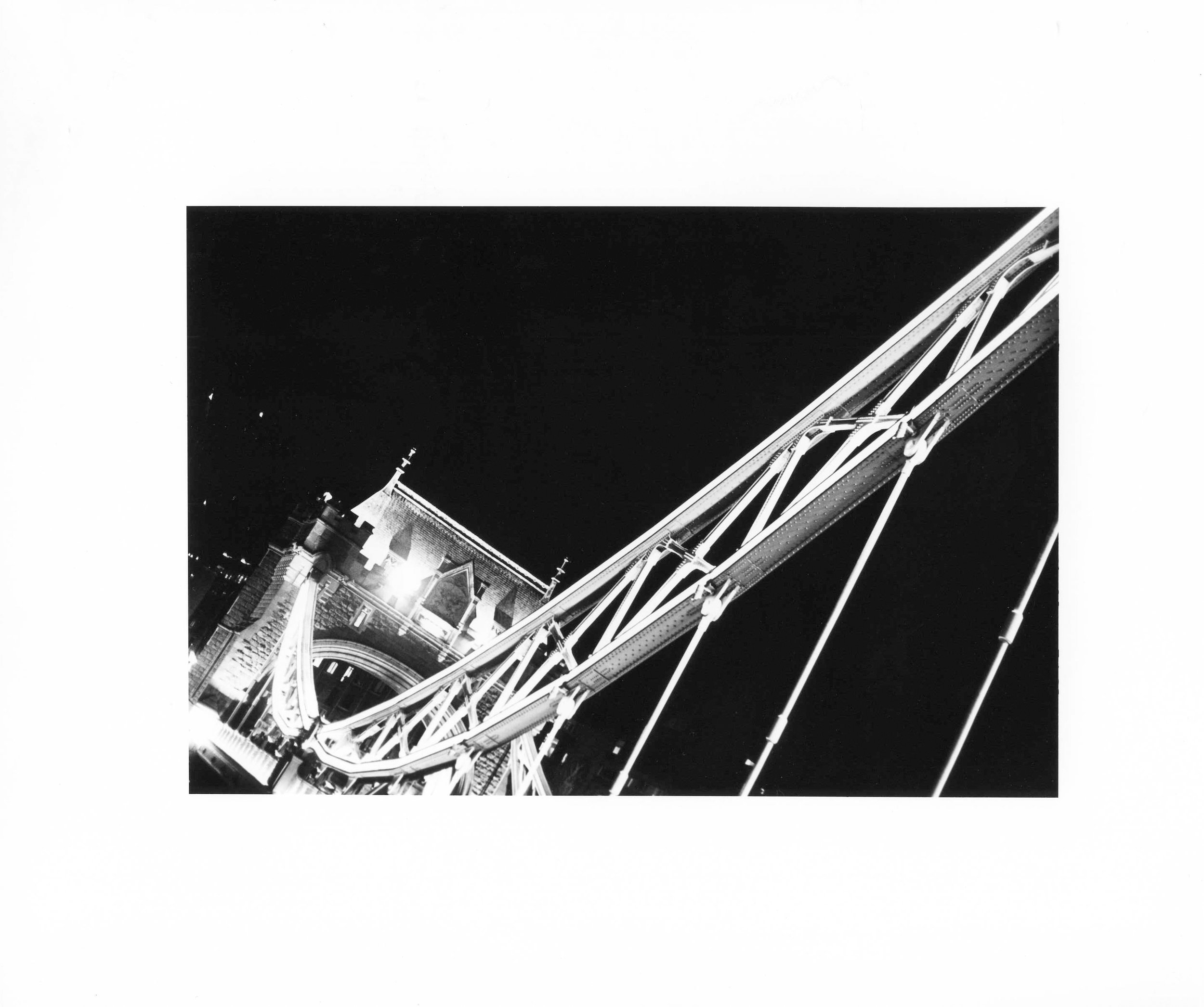 Black-and-white 35mm film gelatin silver print, 8 × 10 in, 2026