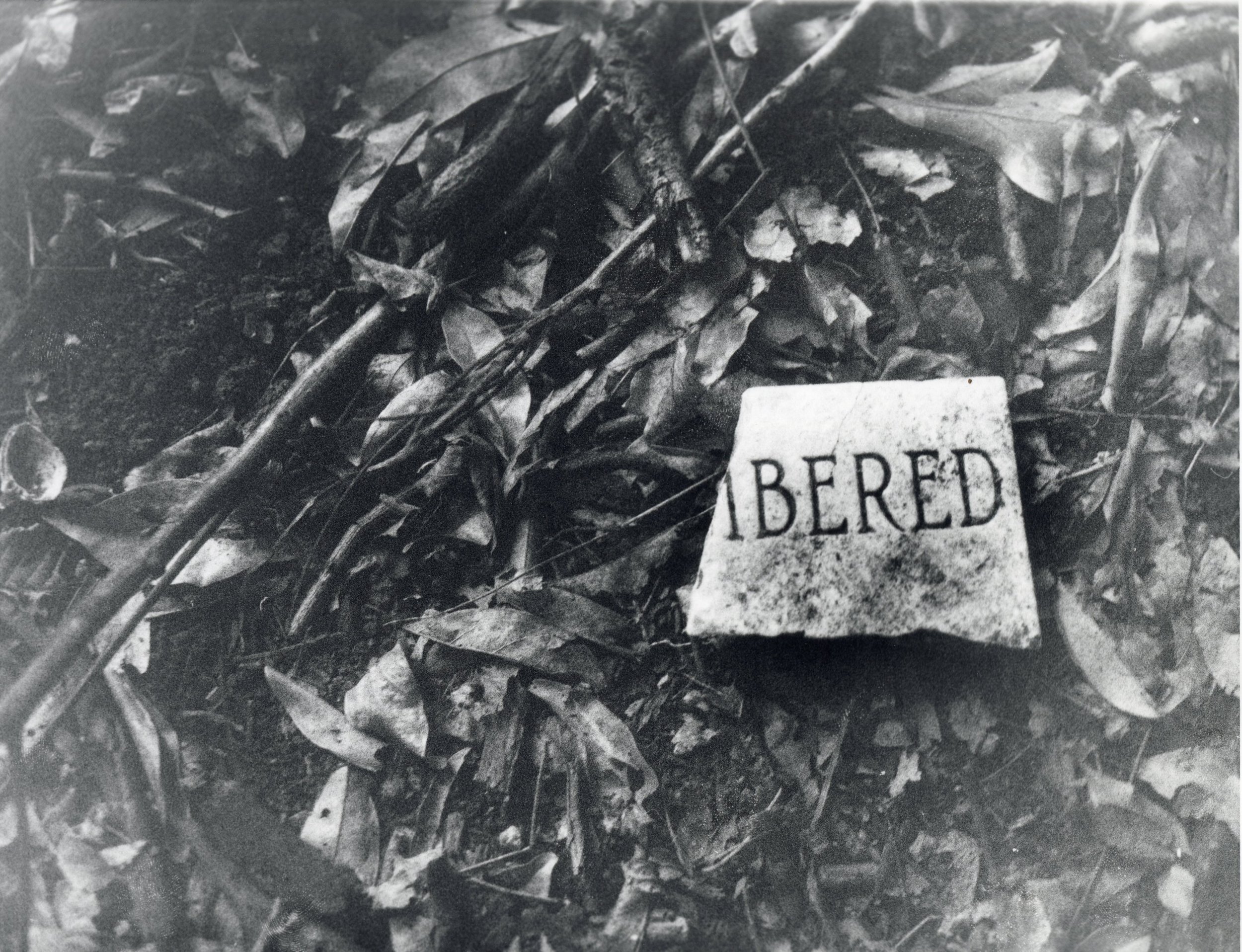 Memorial Fragment, 2023. Gelatin-Silver Print