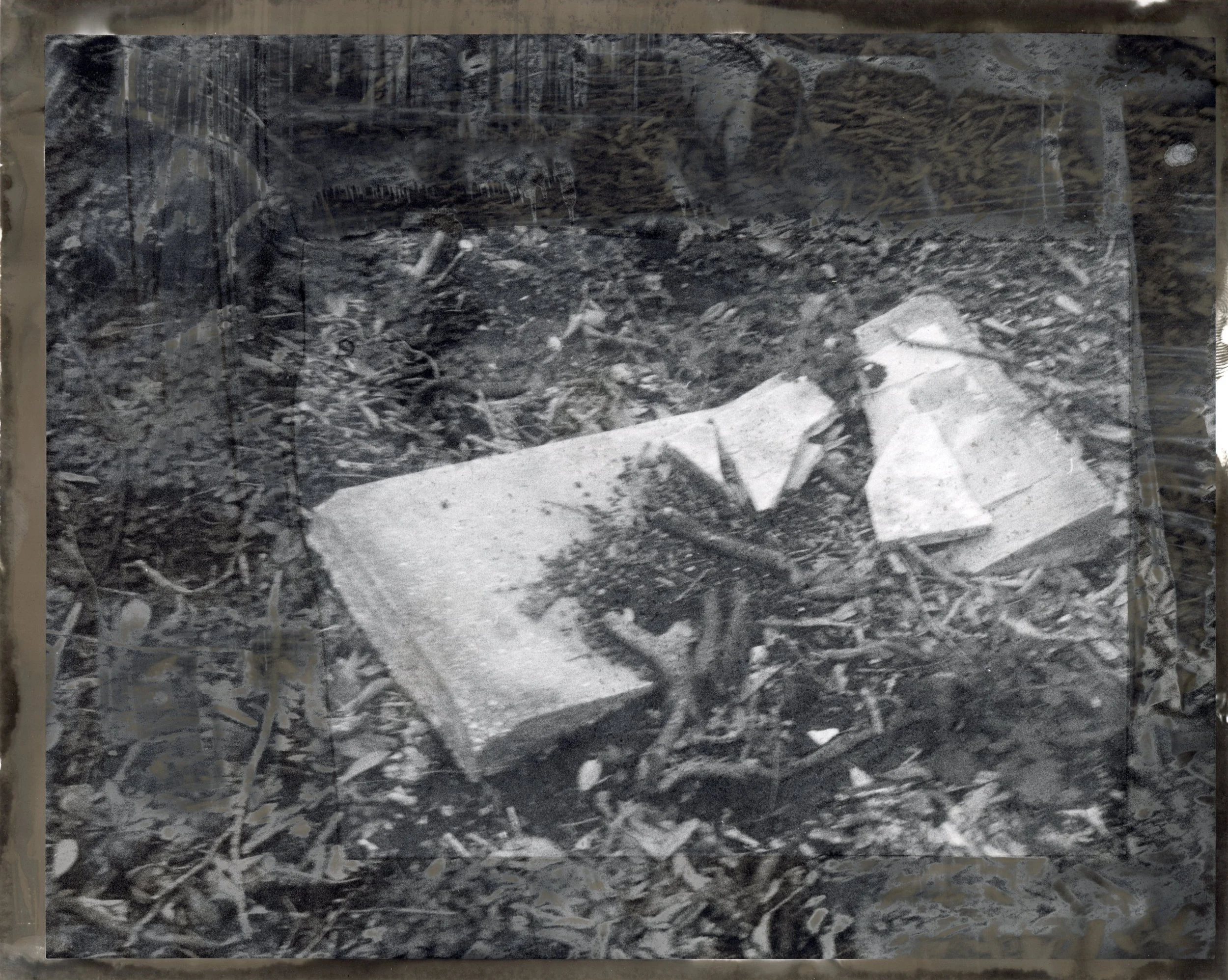 Tomb of an Unknown History, 2023-4. Pseudosolarized Gelatin-Silver Print