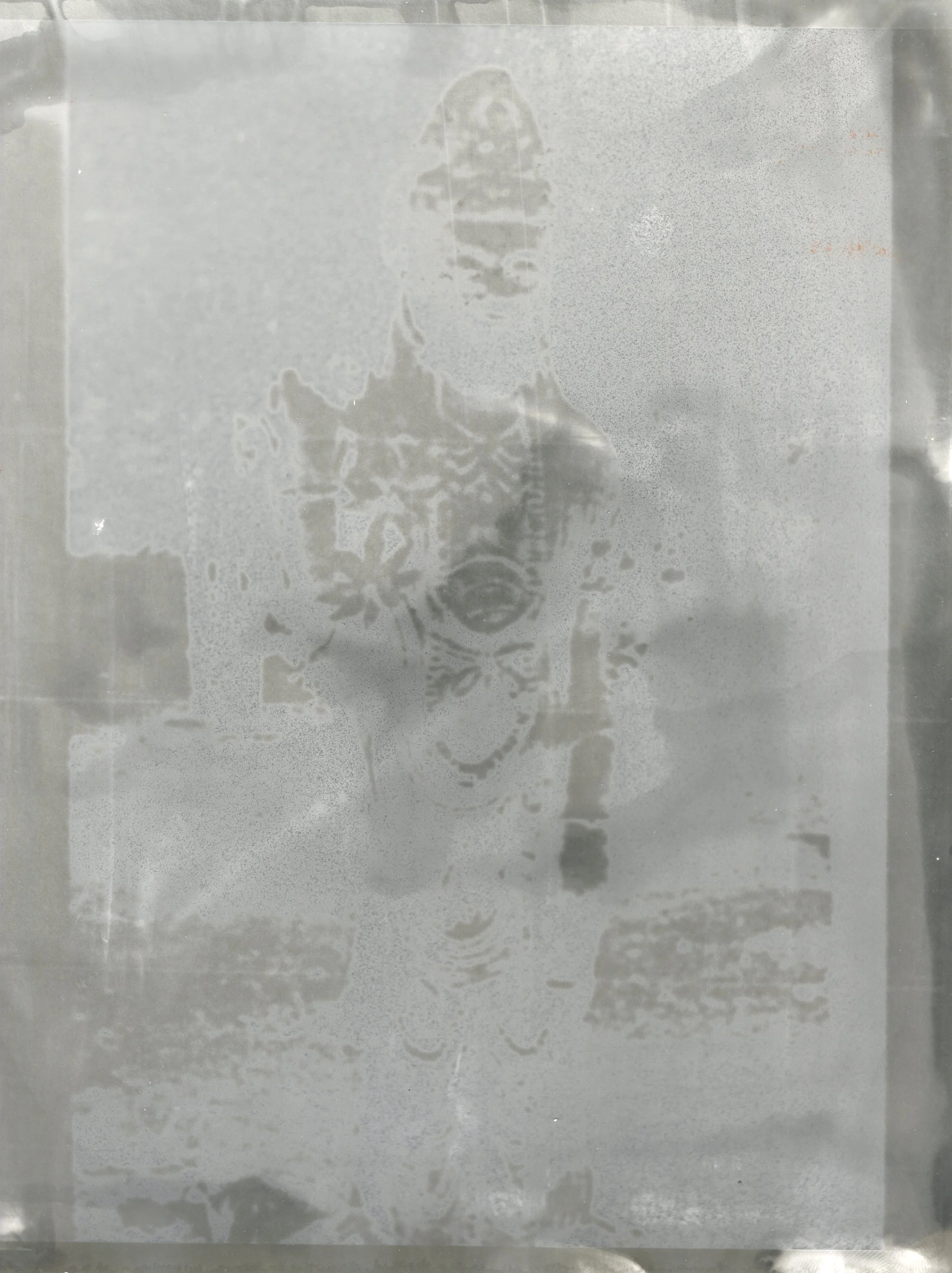 The Spectre of Kuan Yin, 2023. Pseudosolarized Gelatin-Silver Print.