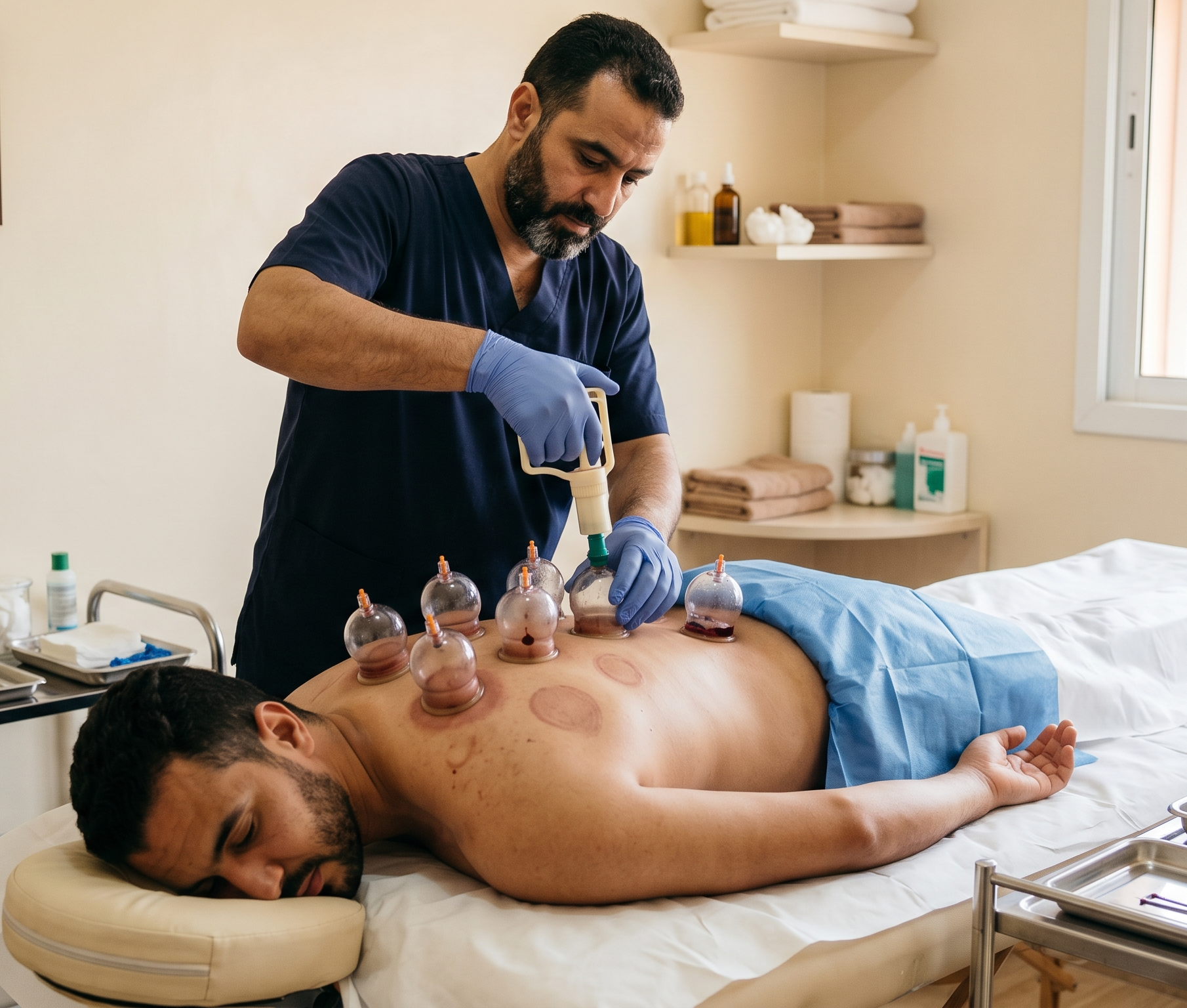 Séance de moxibustion et vantouses - Hijama (45 minutes)