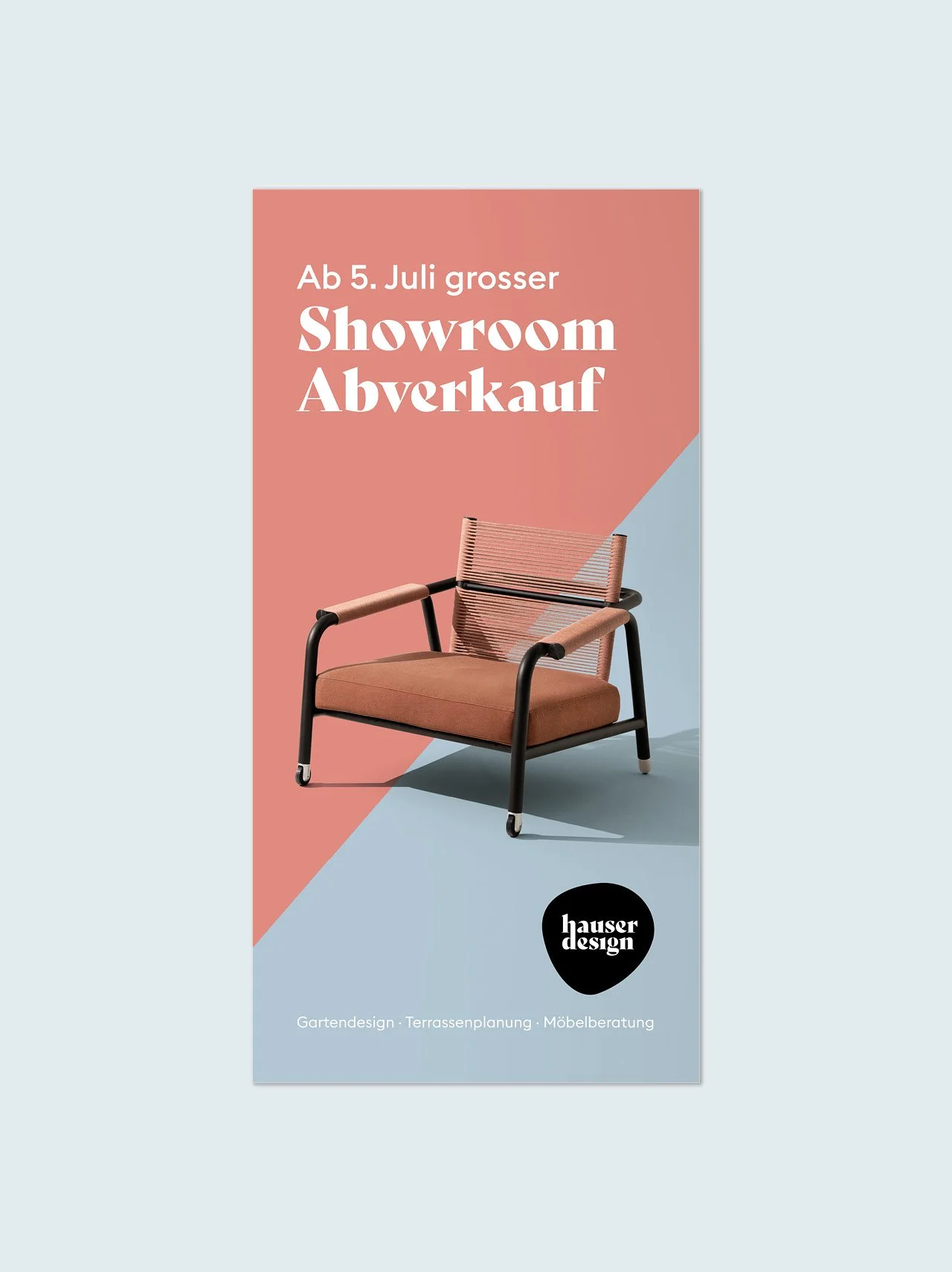 Hauser Design Showroom Abverkauf