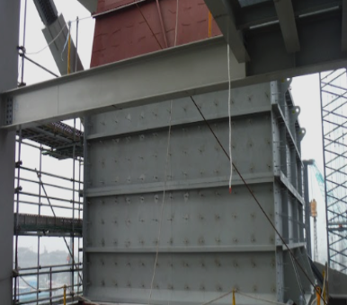 Exhaust Silencer at Construction Site