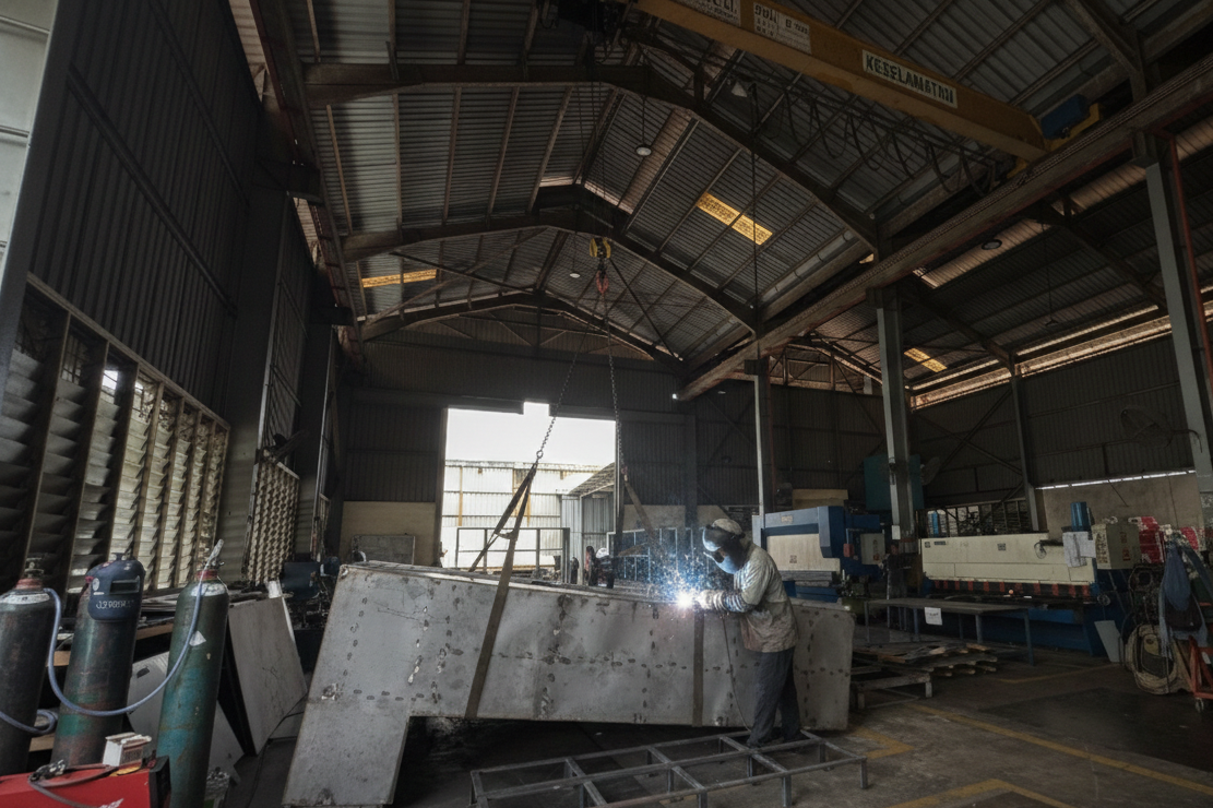 Industrial Fabrication Work in the Vtr Facility.