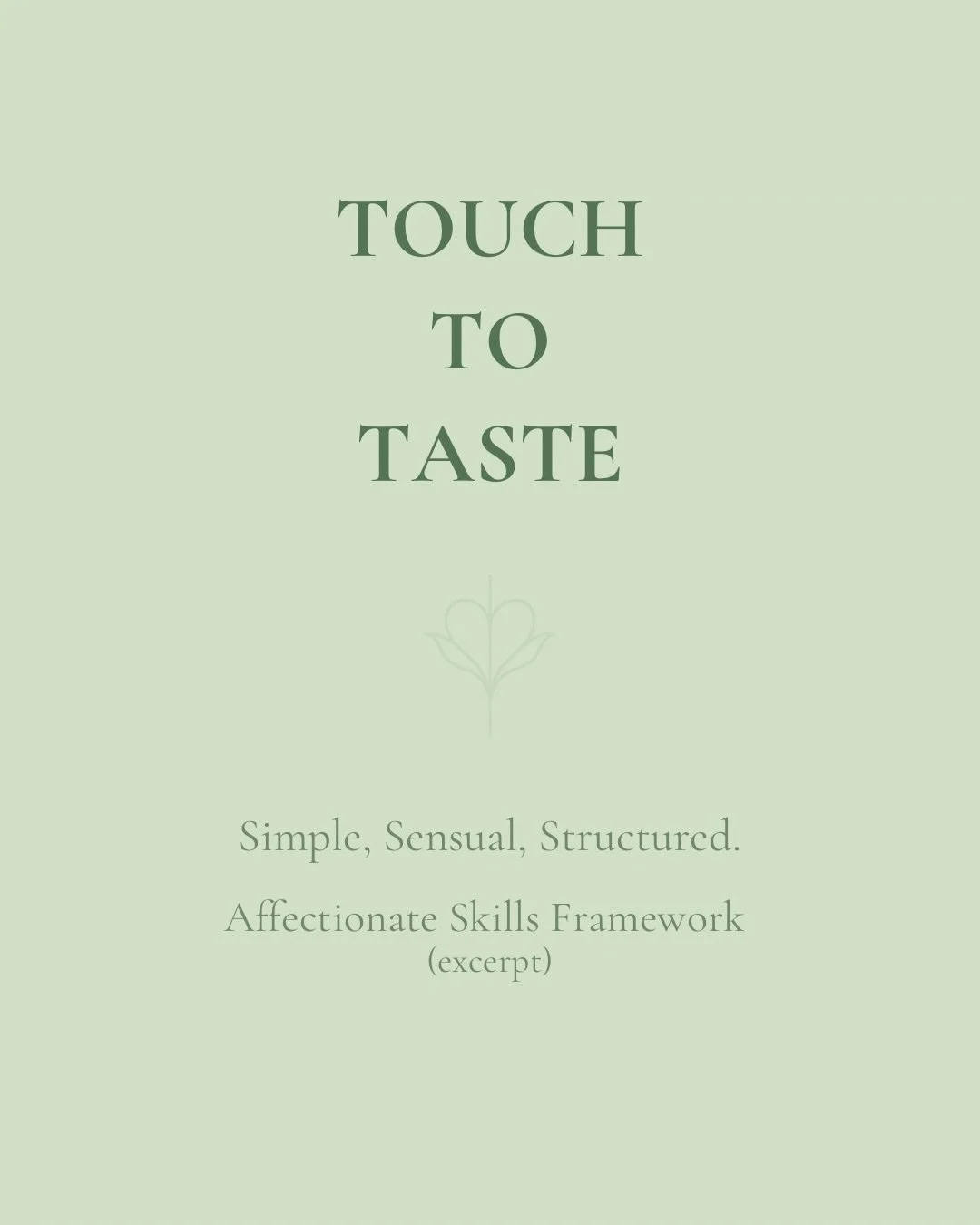 Touch isn&rsquo;t just instinct.
It&rsquo;s a skill most aren&rsquo;t taught to refine.
