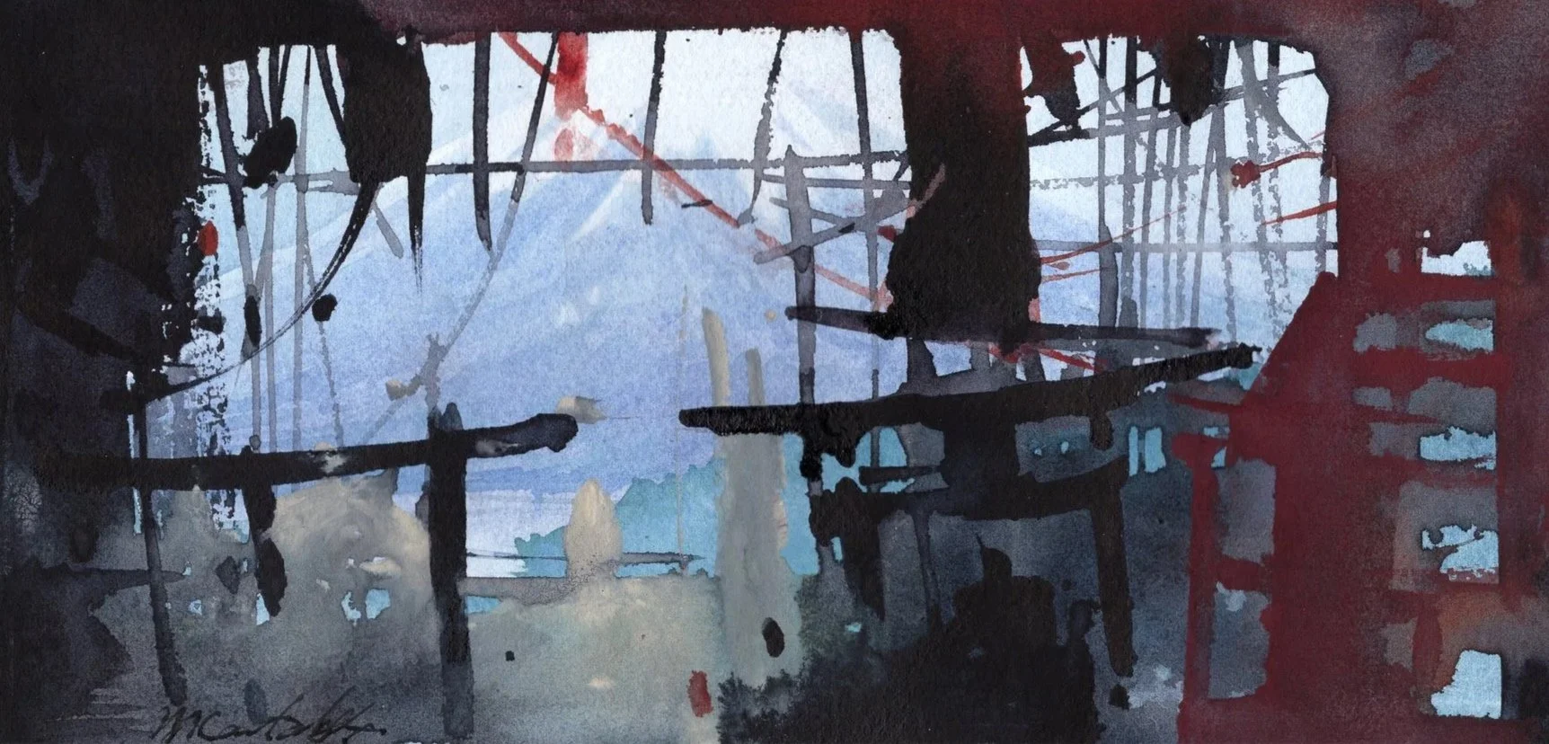 J003-Fuji.Impro - Aquarelle 