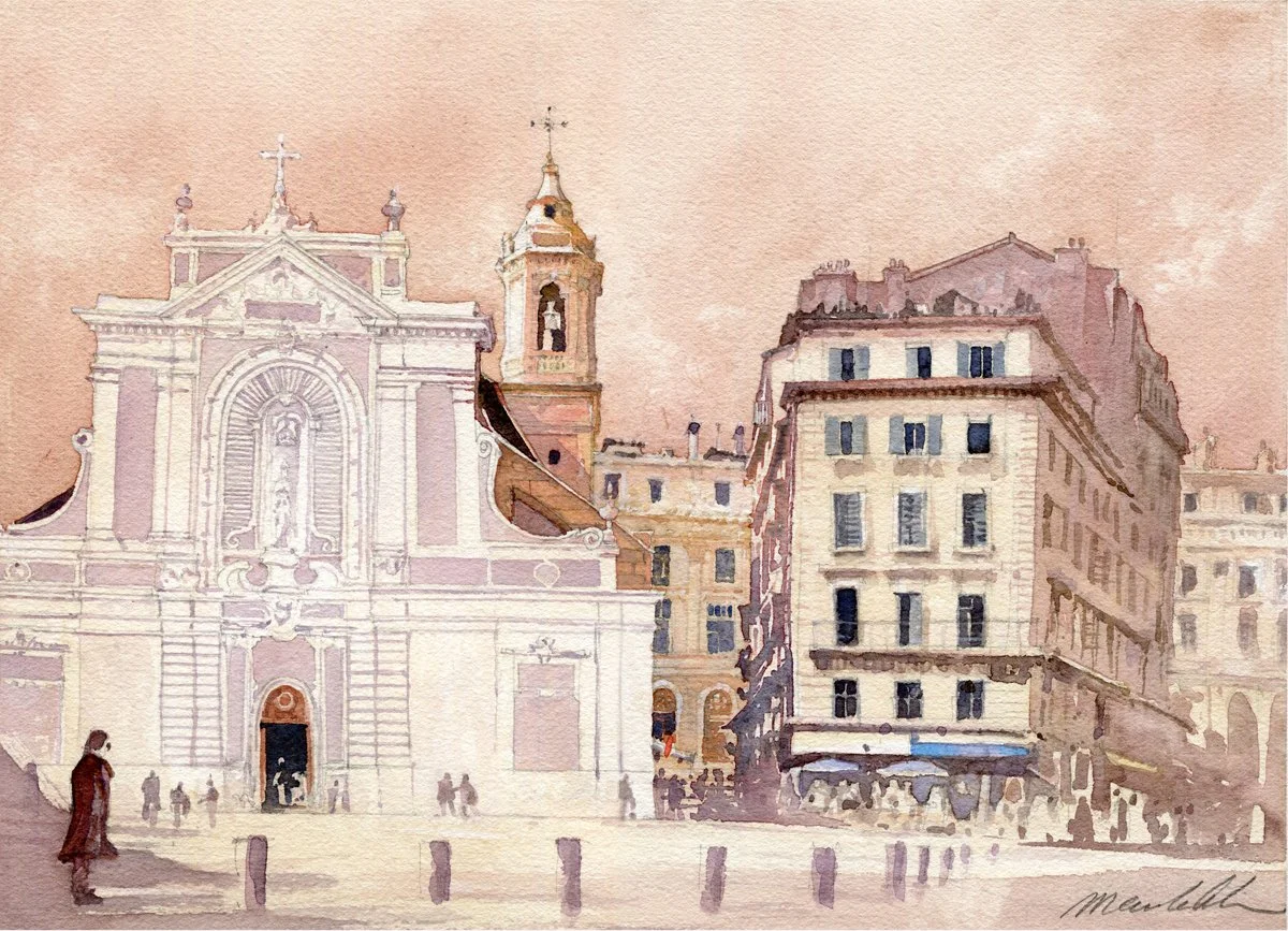 Le Vieux Port de Marseille.
Eglise St Ferréol - Les Augustins

Aquarelle sur papier Arches 300g 
Format 36 * 26 cm - Avec PP 50 * 40 cm

Oeuvres originale et unique.
DISPONIBLE A LA VENTE
Avec Certificat d'authenticité