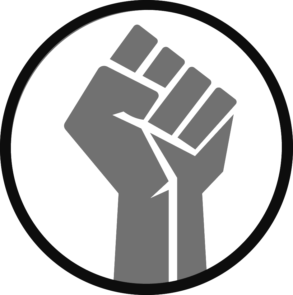 BAP Logo_grey fist thin black outline.png