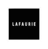 LAFaurie logo in white text on a black background