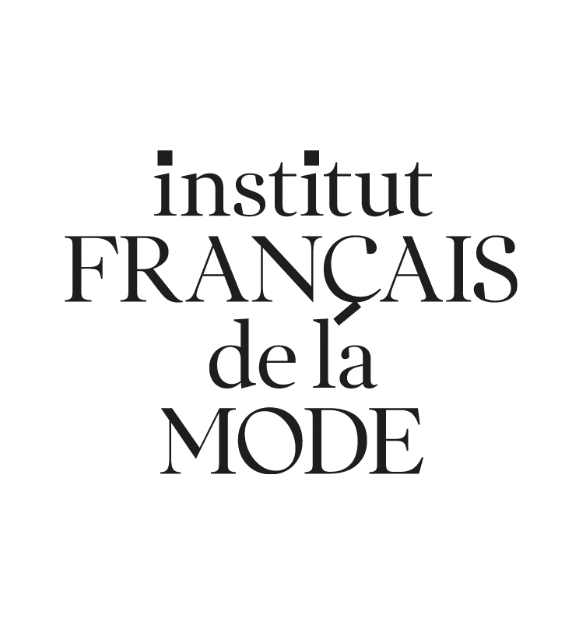 Logo with the text 'Institut Français de la Mode' in black.