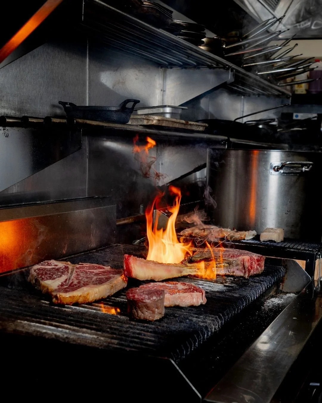 Kitchen to table. 
Every cut, every detail, intention all the way through.