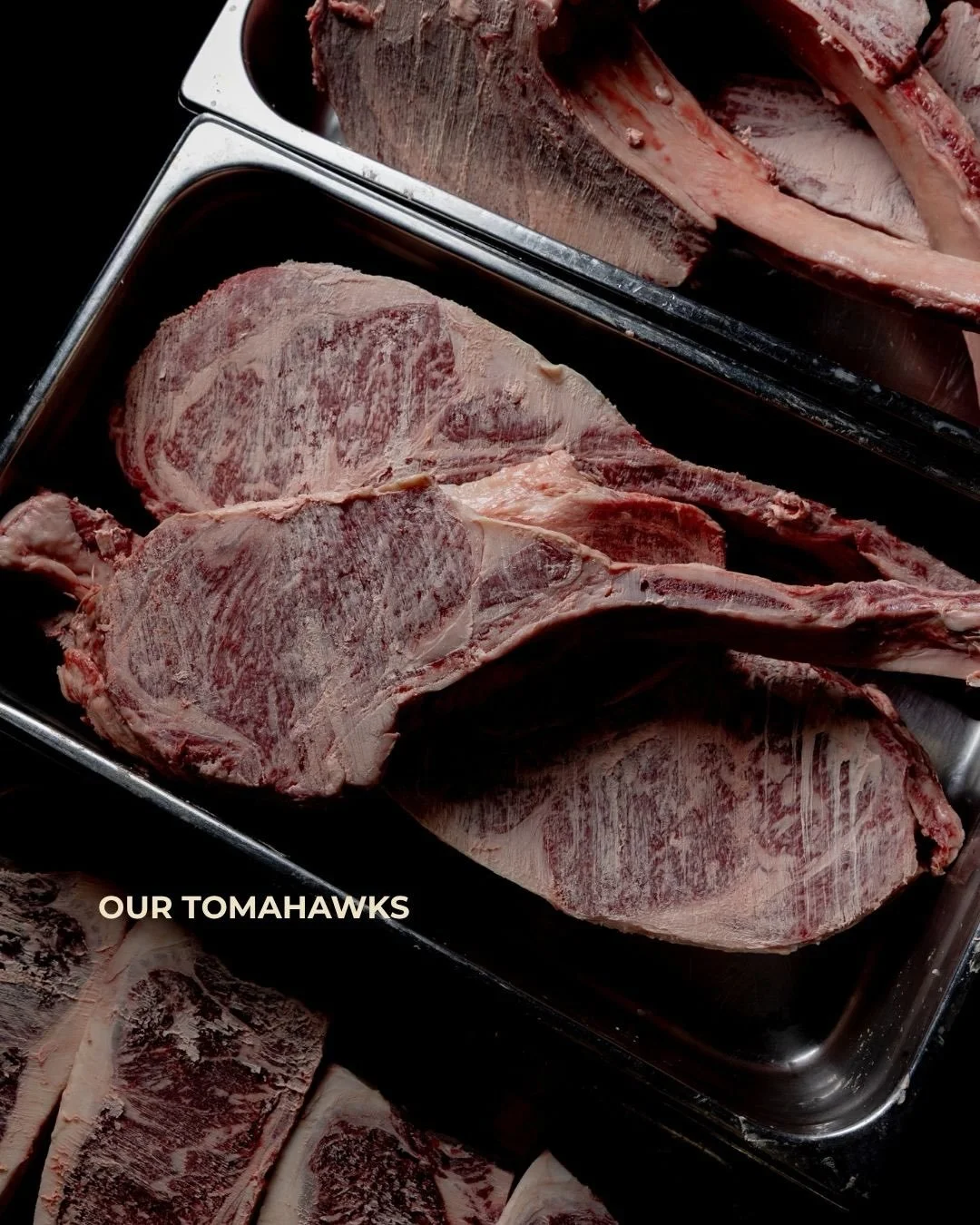 The tomahawk starts long before the plate.
Cut in house, cooked to order. 
Stone Axe, O&rsquo;Connor and Rangers Valley.

We&rsquo;ll see you soon.