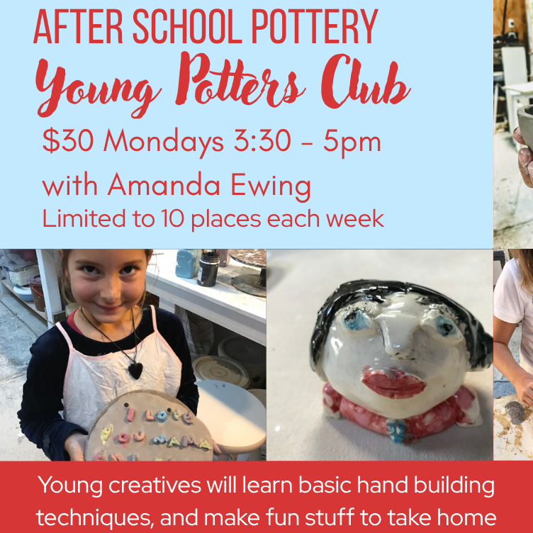 After School Pottery - Mondays from Aug 3