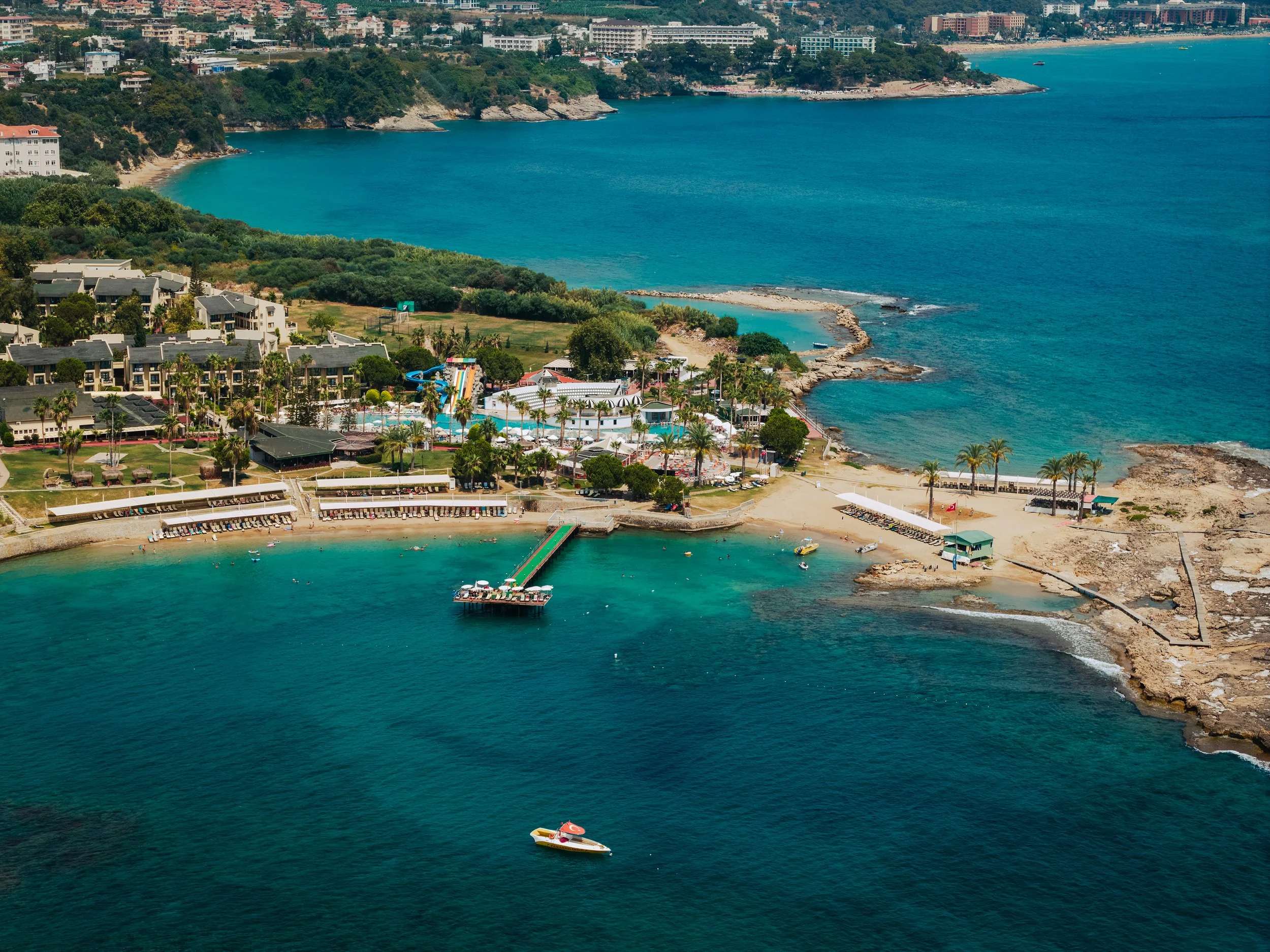 Luxury coastal resort destination photographed for hospitality and tourism marketing by Otalestudio in Antalya.